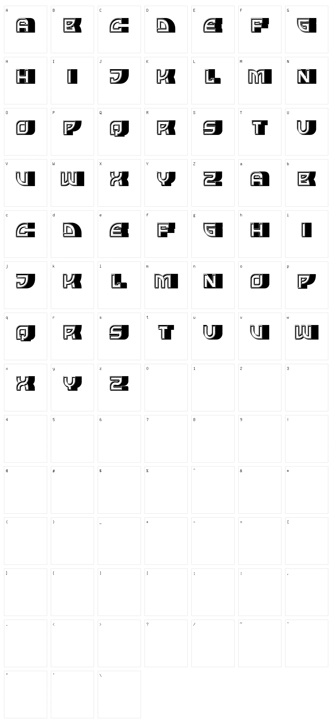 Gutsy Character Set