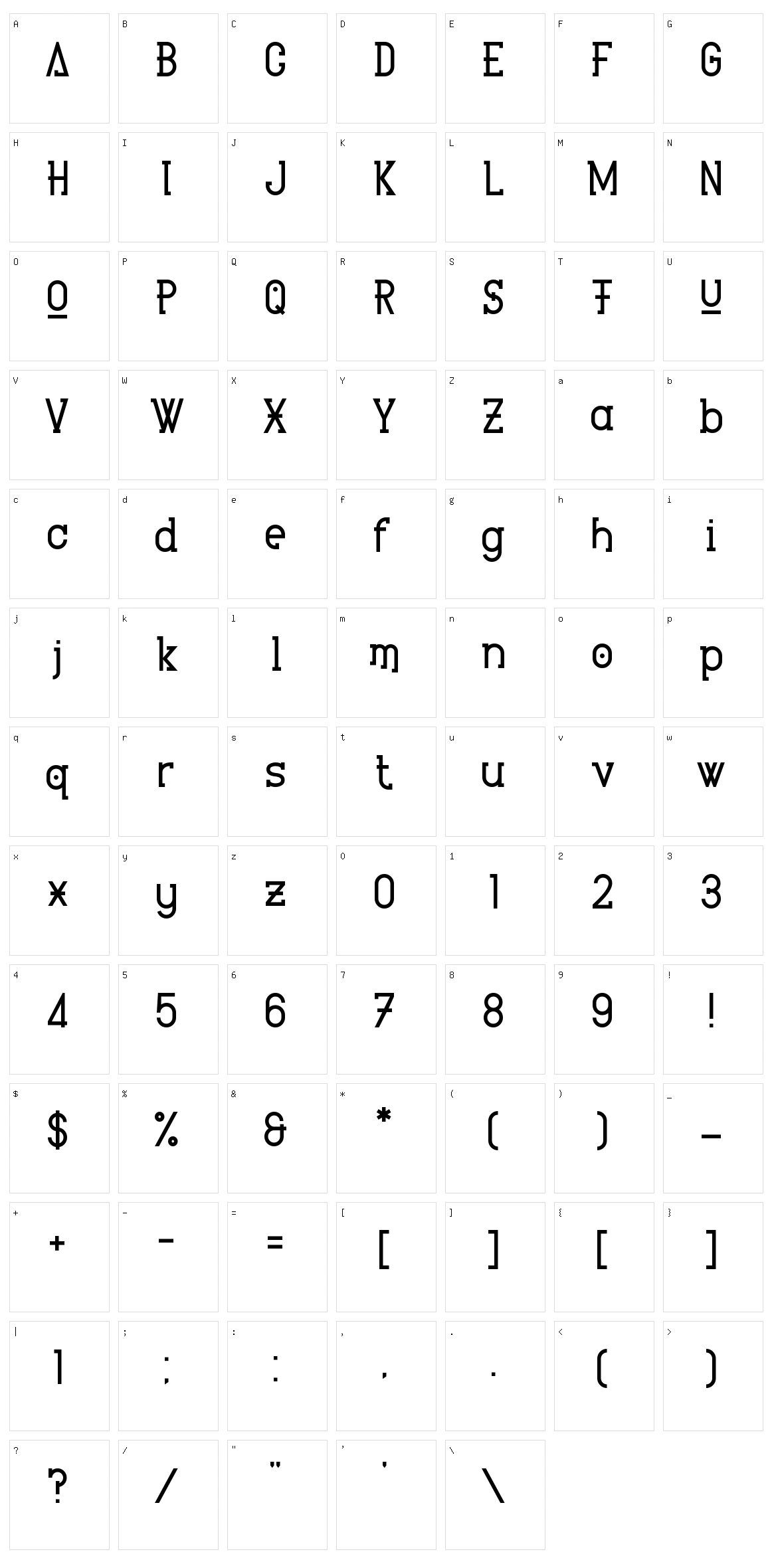Heartbeat Synchronicity Character Set
