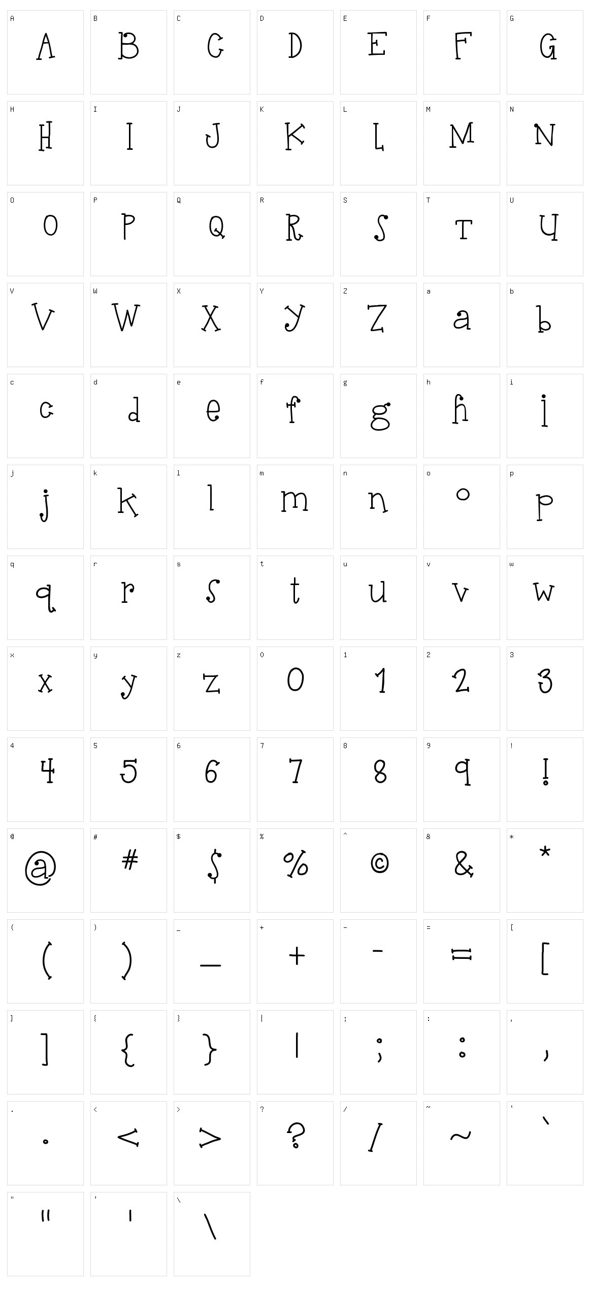 Hello SuhKurity Character Set