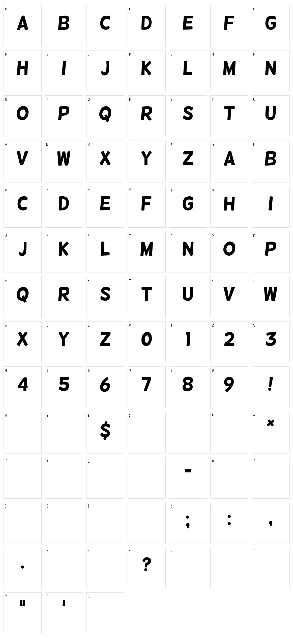 Helsinki Character Set