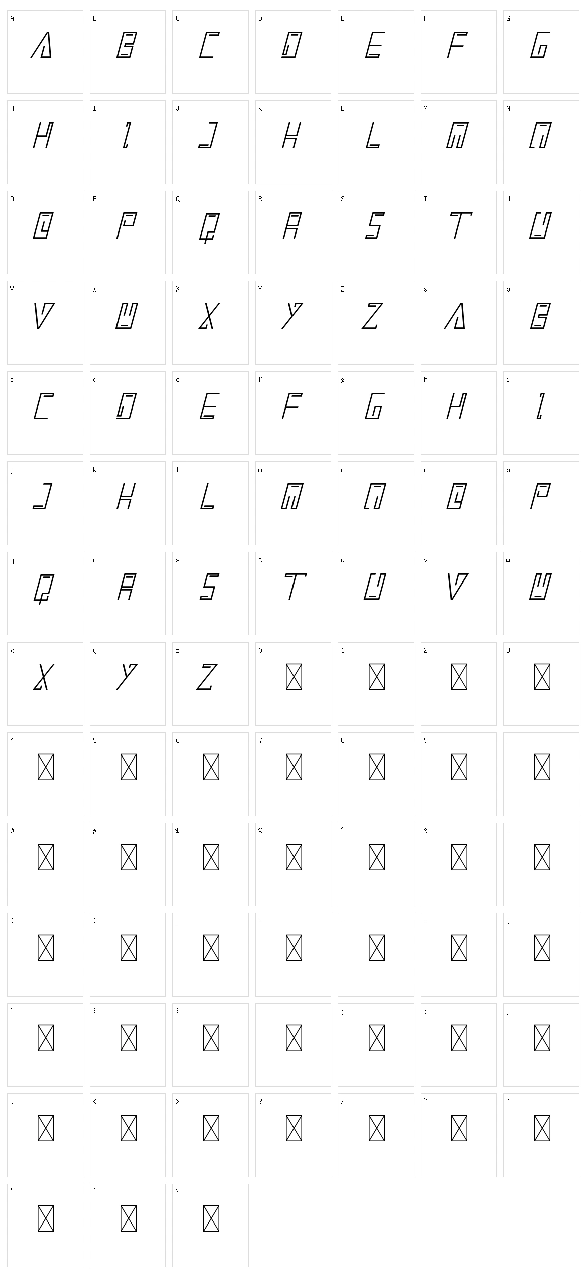 Heos Character Set