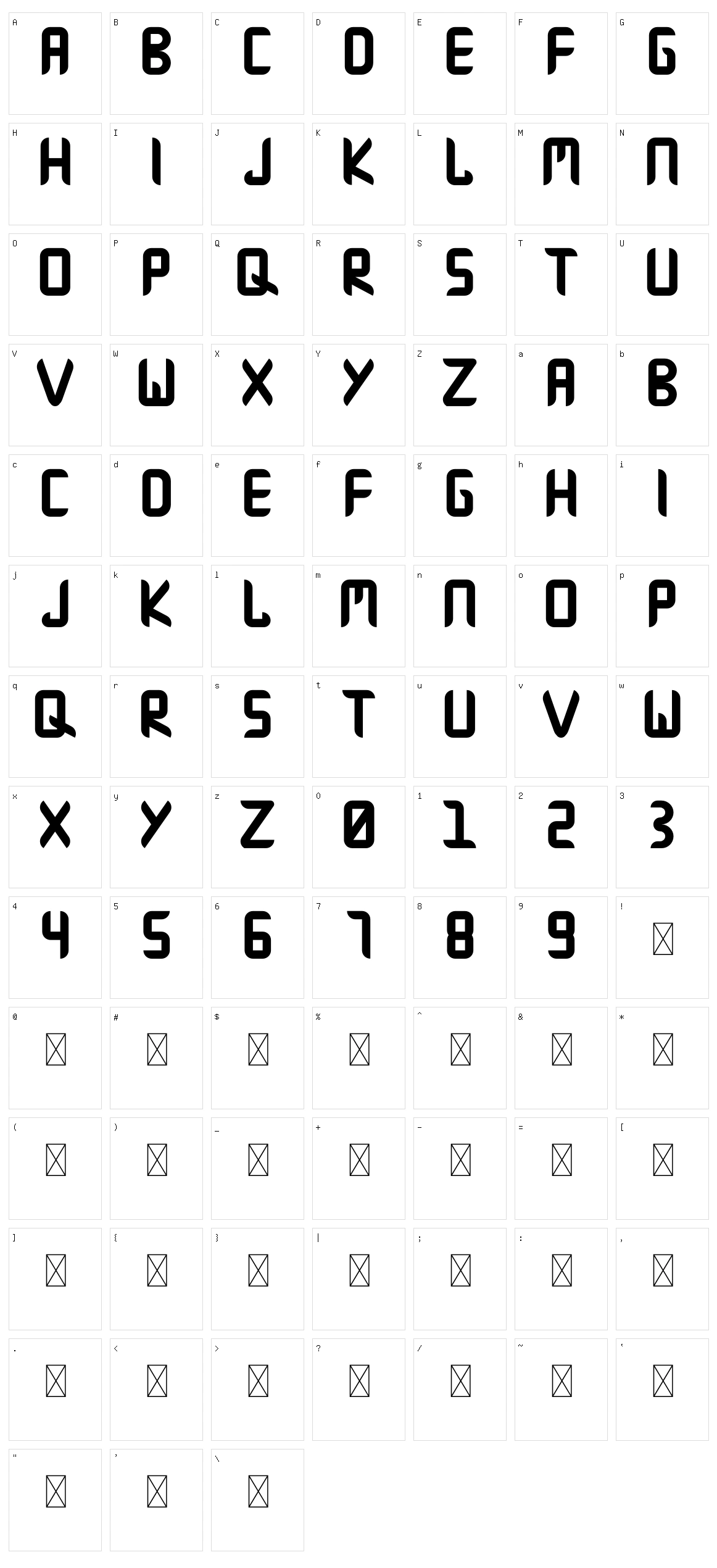 Hey You Character Set