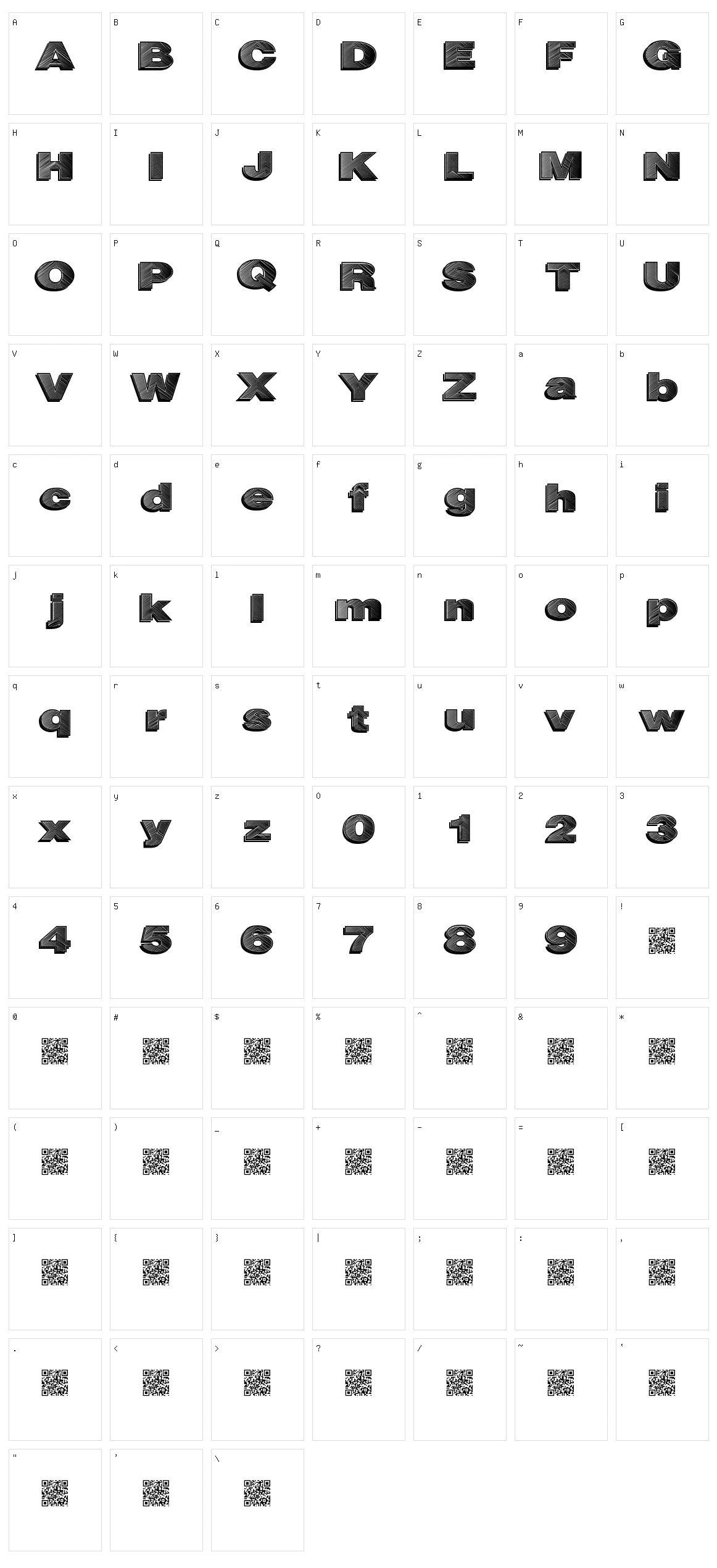 High Level Character Set