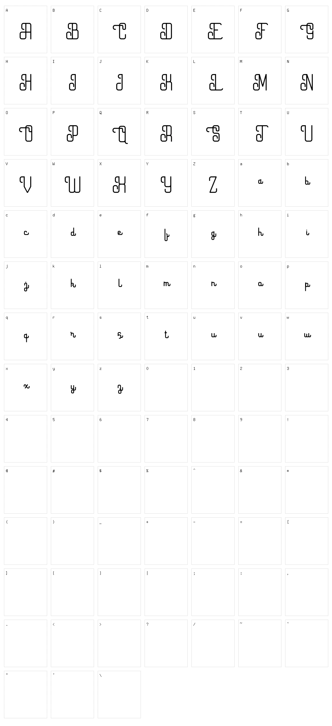 Hijri Character Set