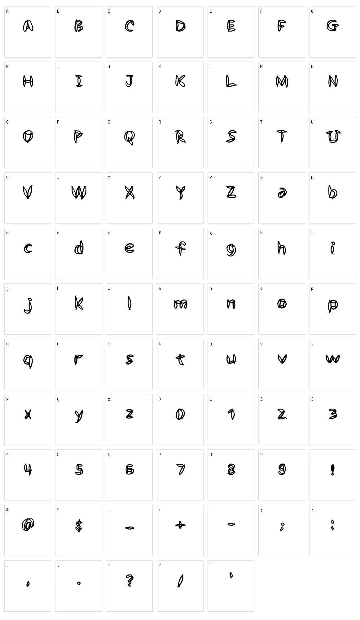 Home Craft Character Set