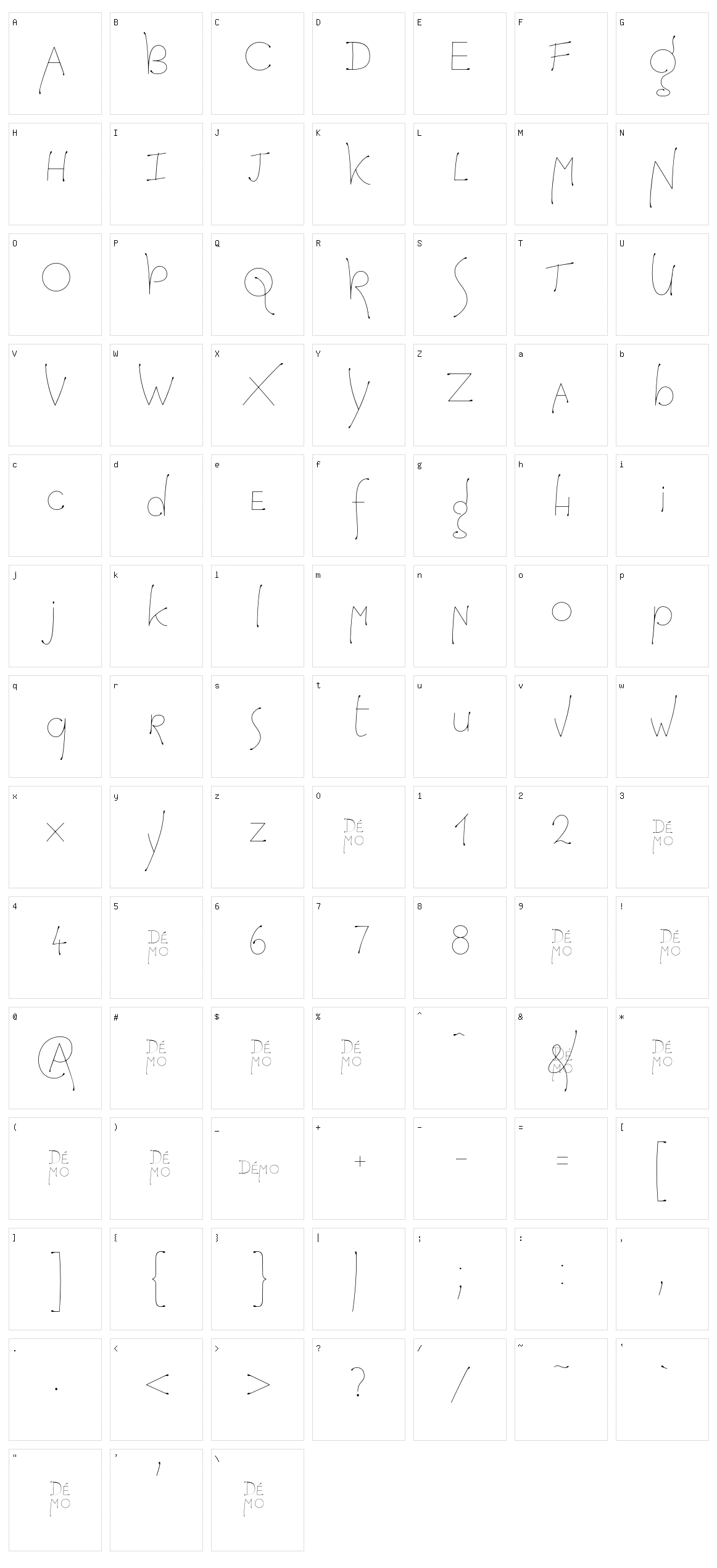 Hopeful Grasshopper Character Set