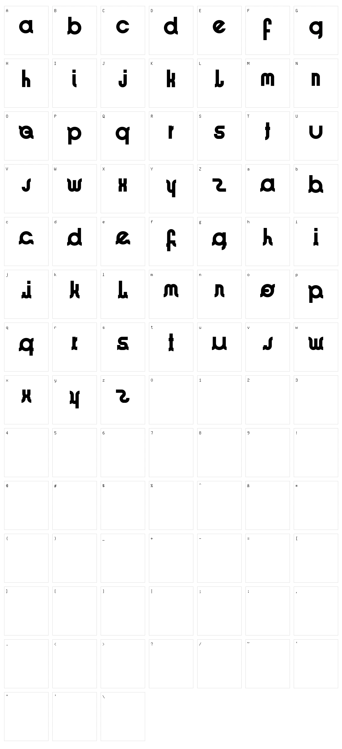 ImaCool Character Set