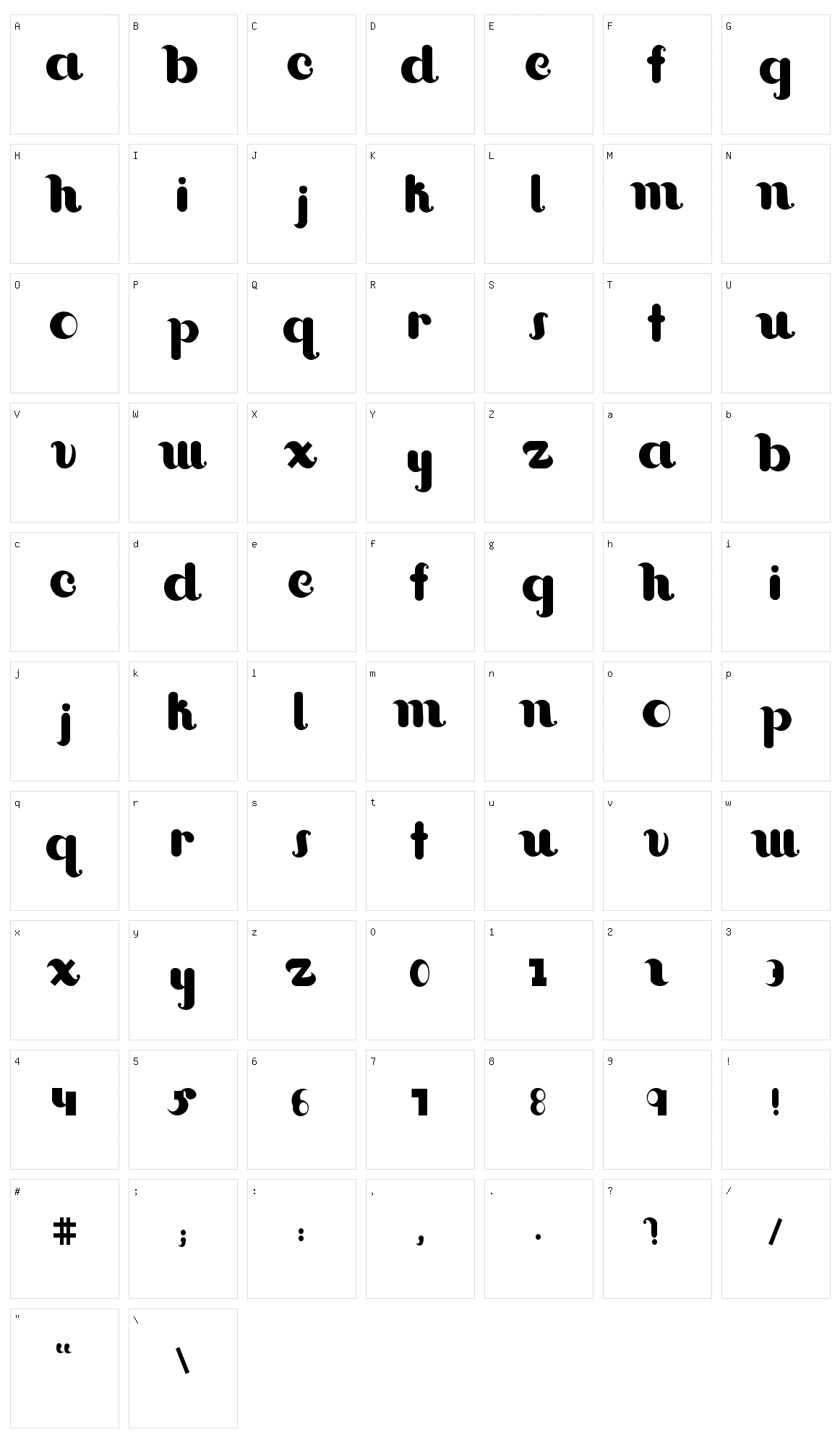 Interact Character Set