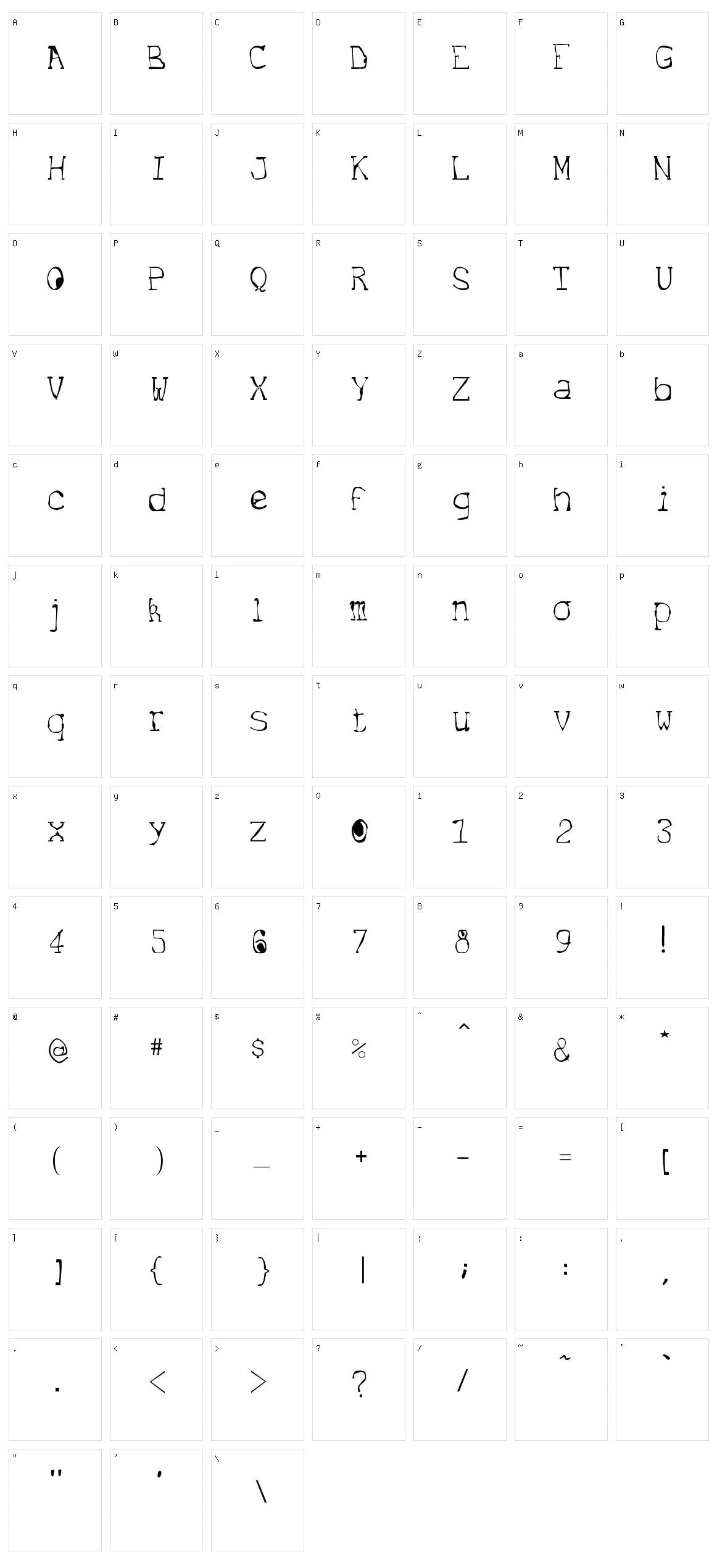 Internet Character Set