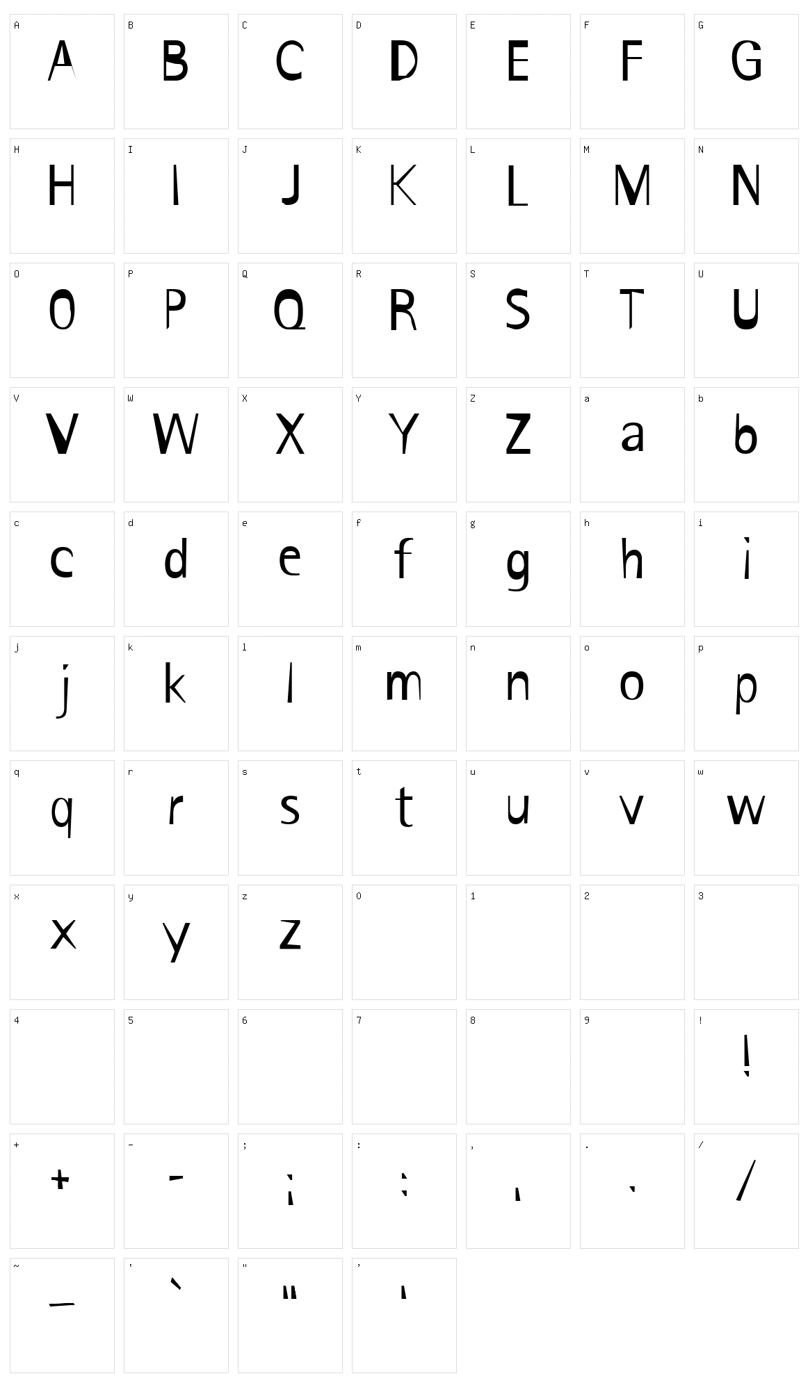 Ironik Rotis Character Set