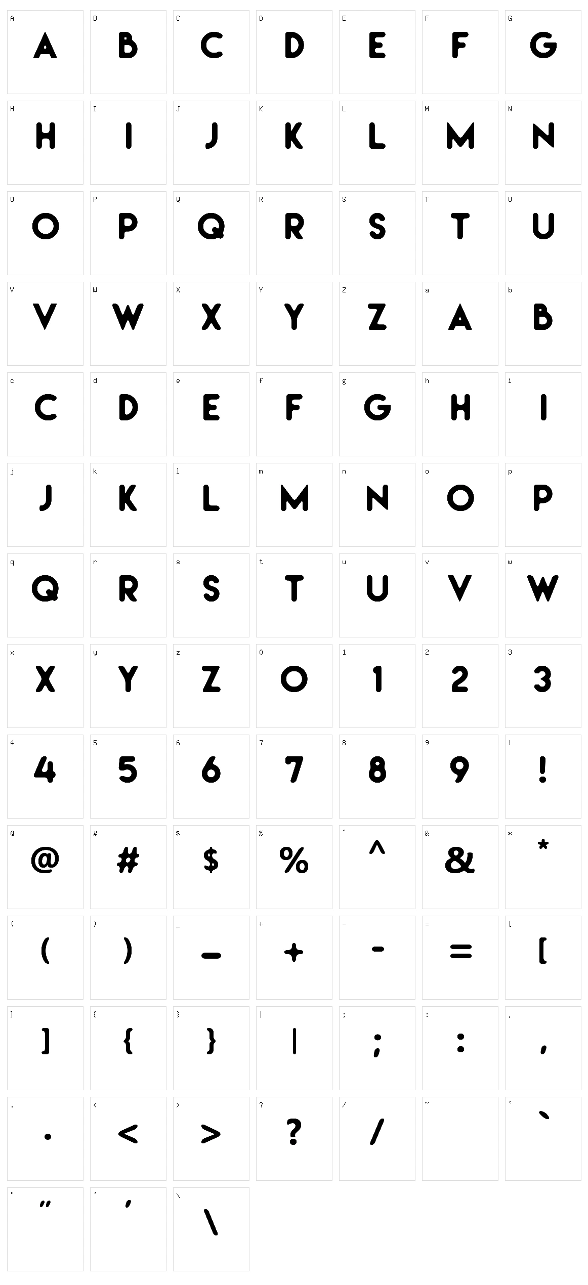 Irresistible Character Set
