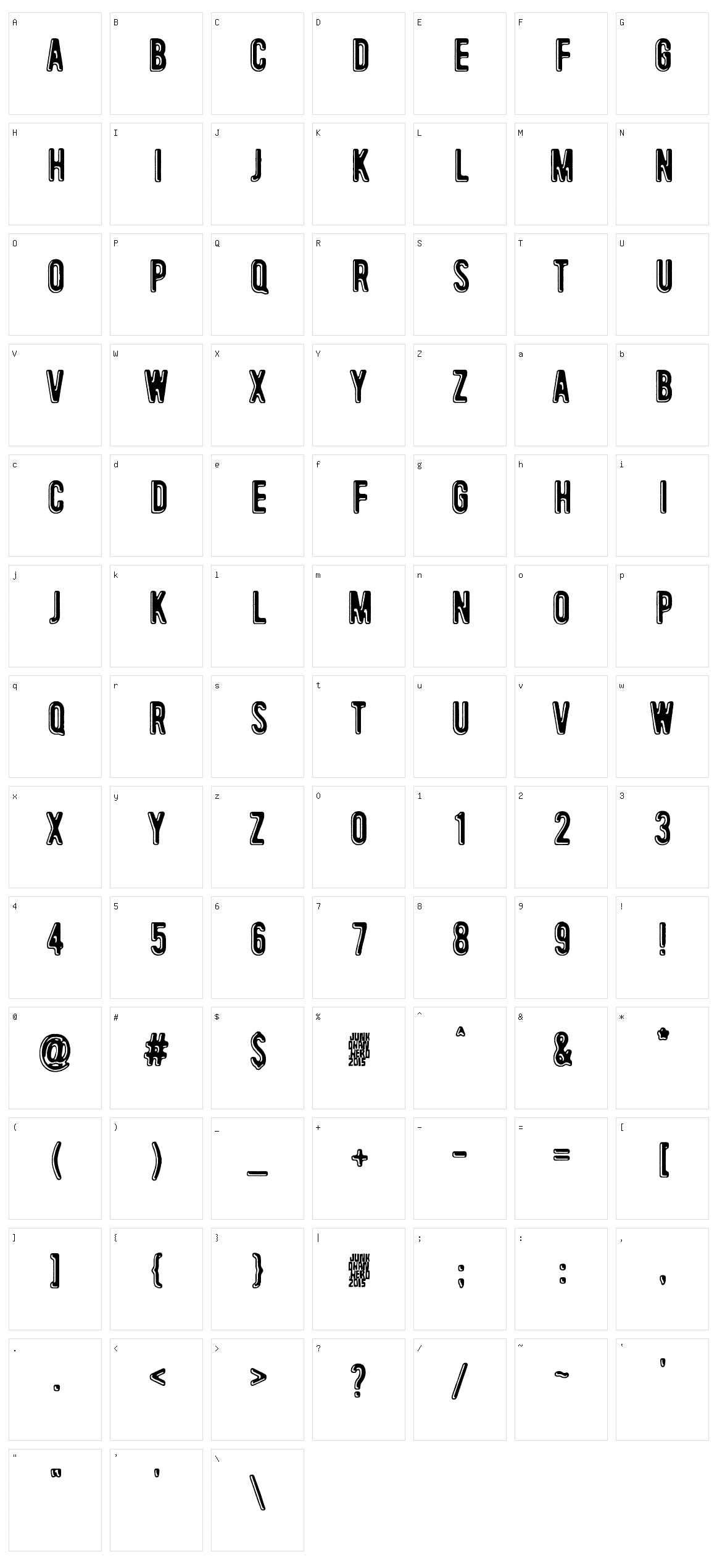 Is that clear? Character Set