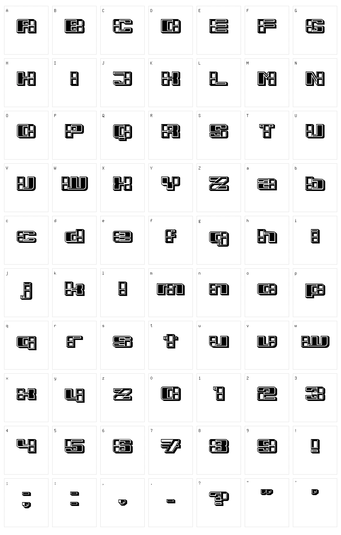 Iteganyagihe Character Set