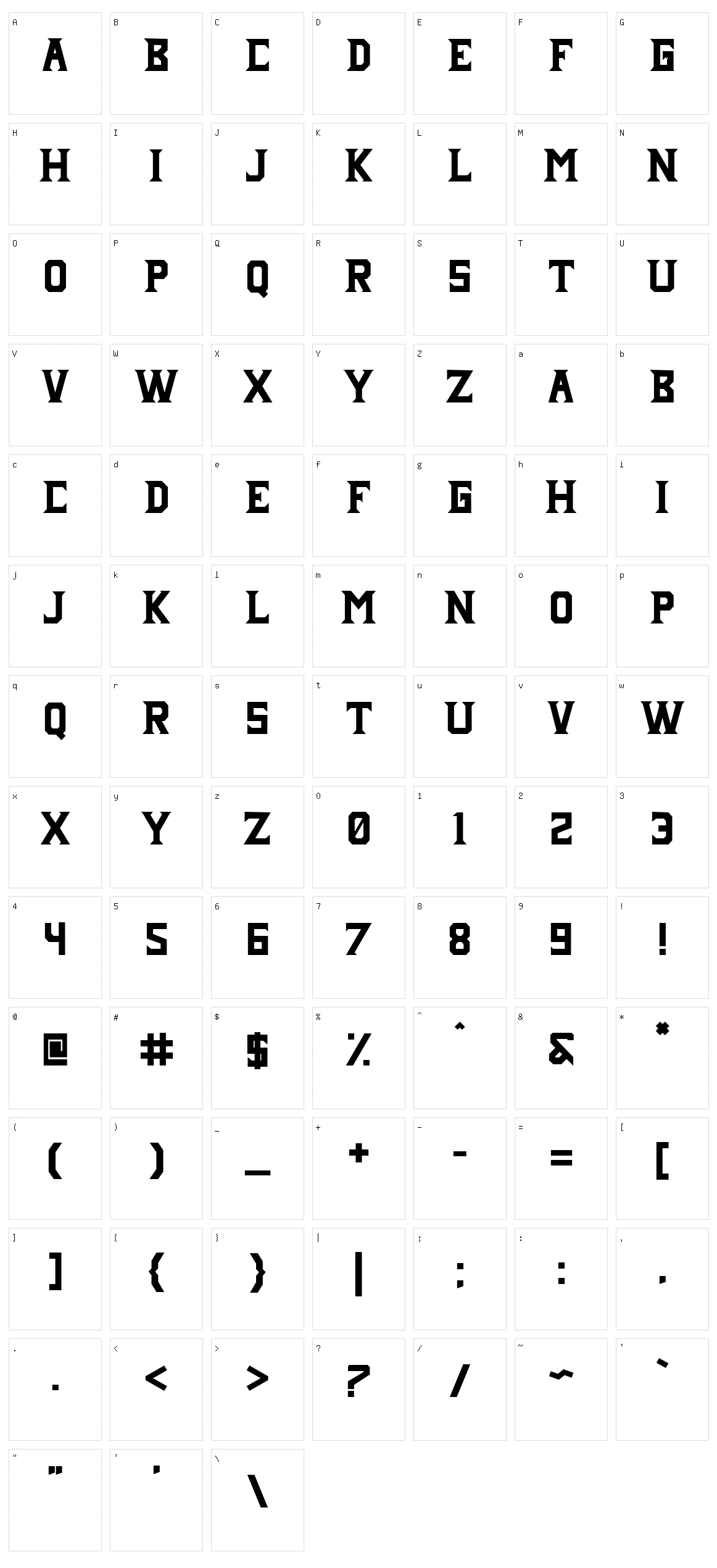 Janji Neue Character Set