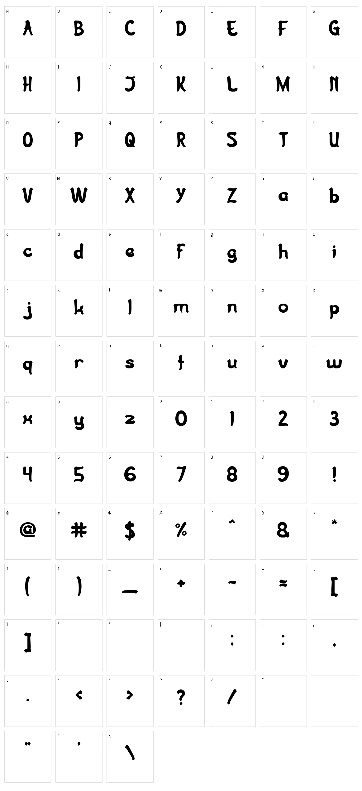 Jazz Sound Character Set
