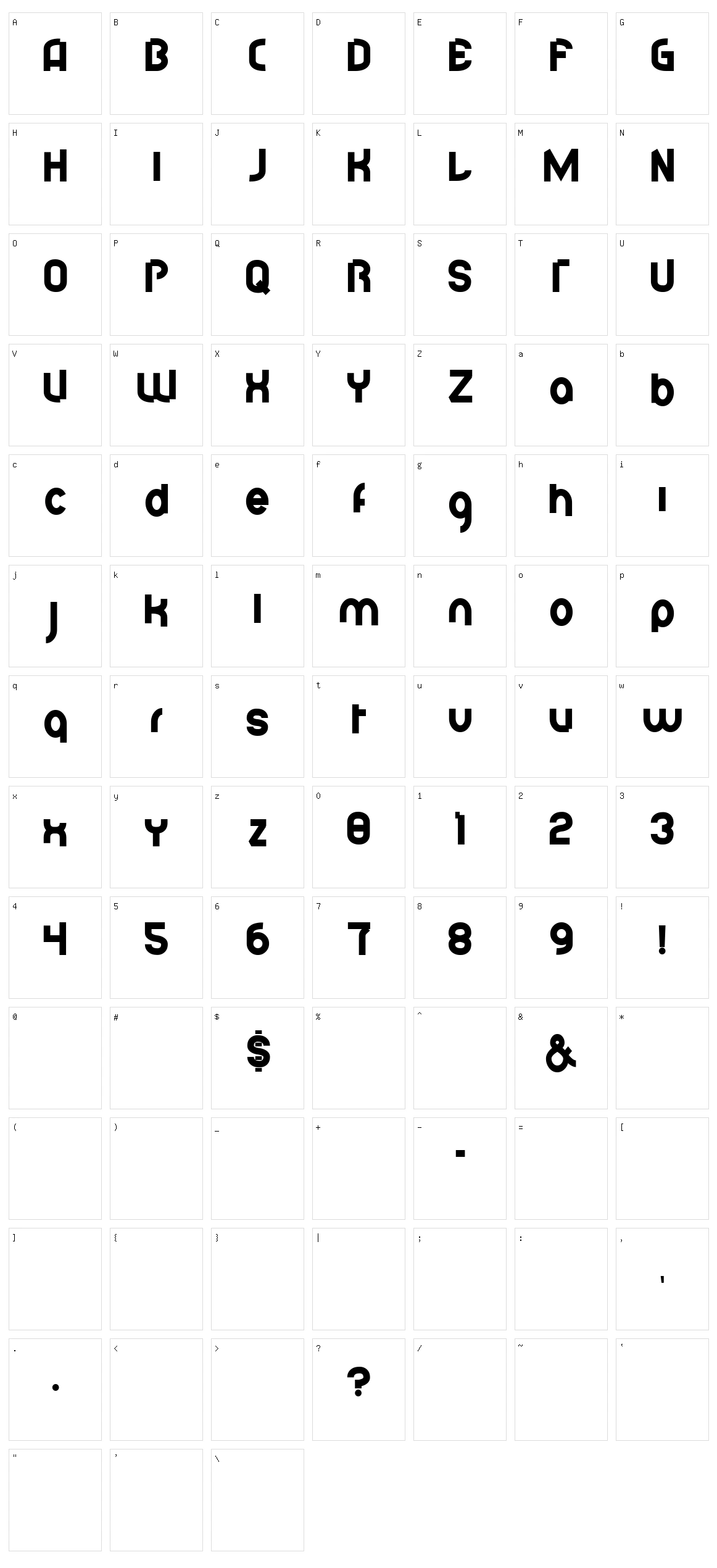 Jenkins Character Set