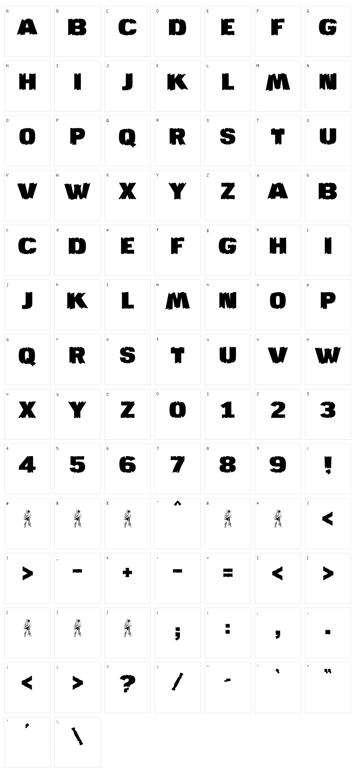 JMH Katan Character Set
