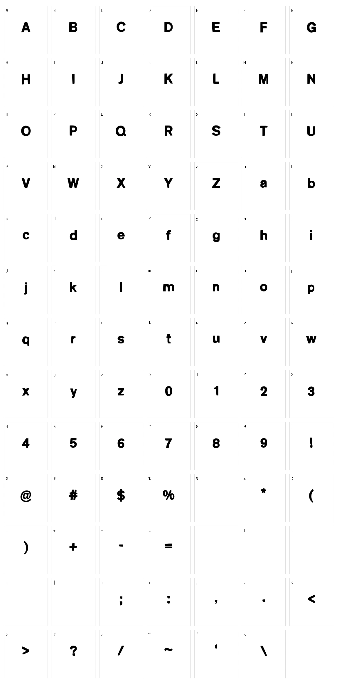 Jump Party Character Set