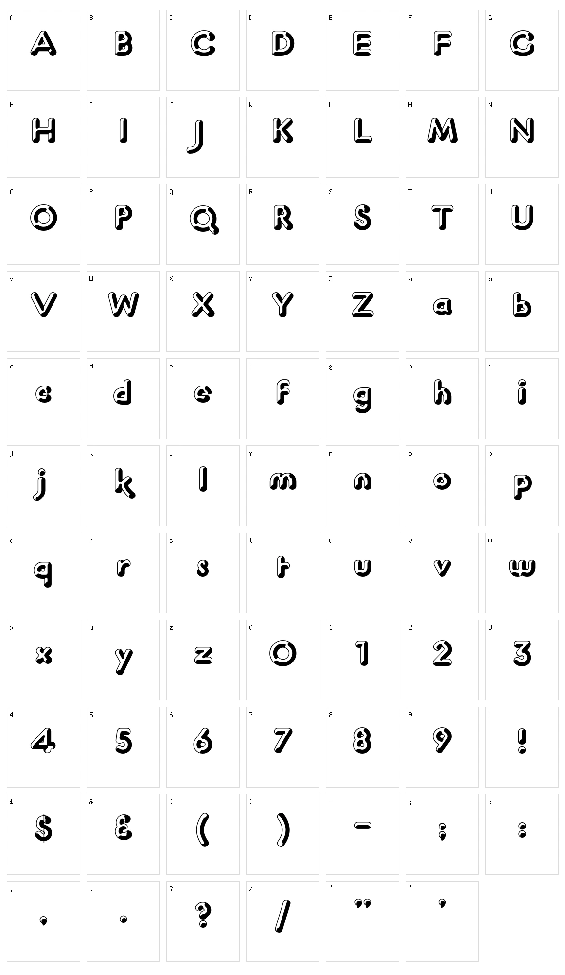 K22 Lucifer No. 1 Character Set