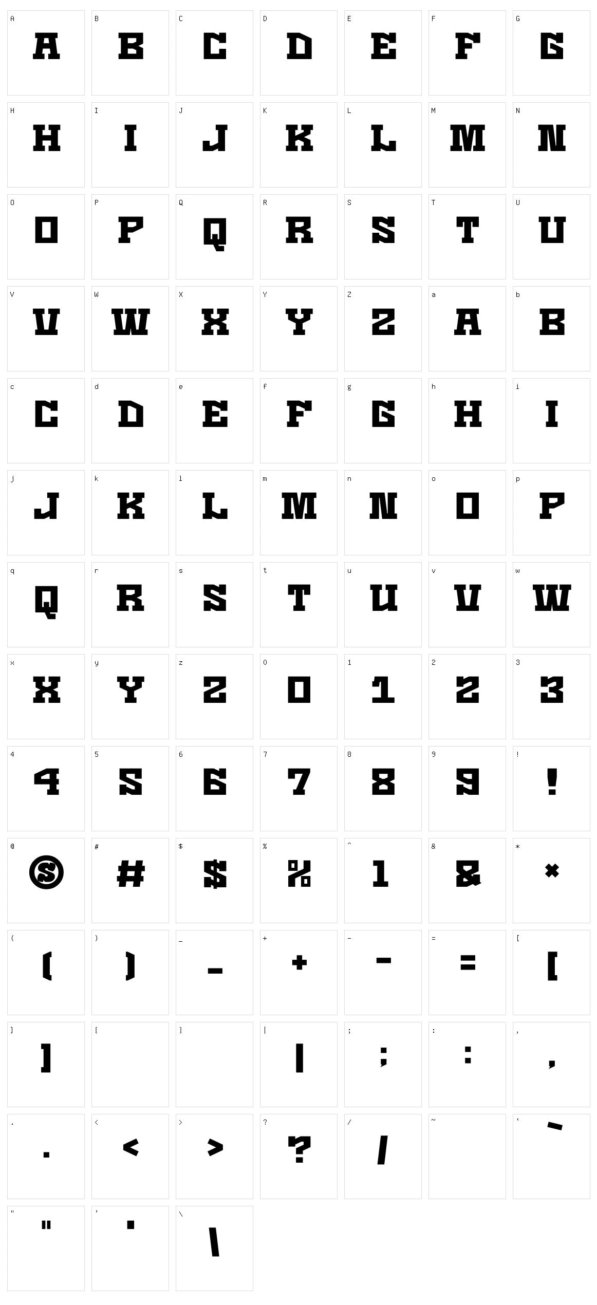 Kaizen Seisaku Character Set