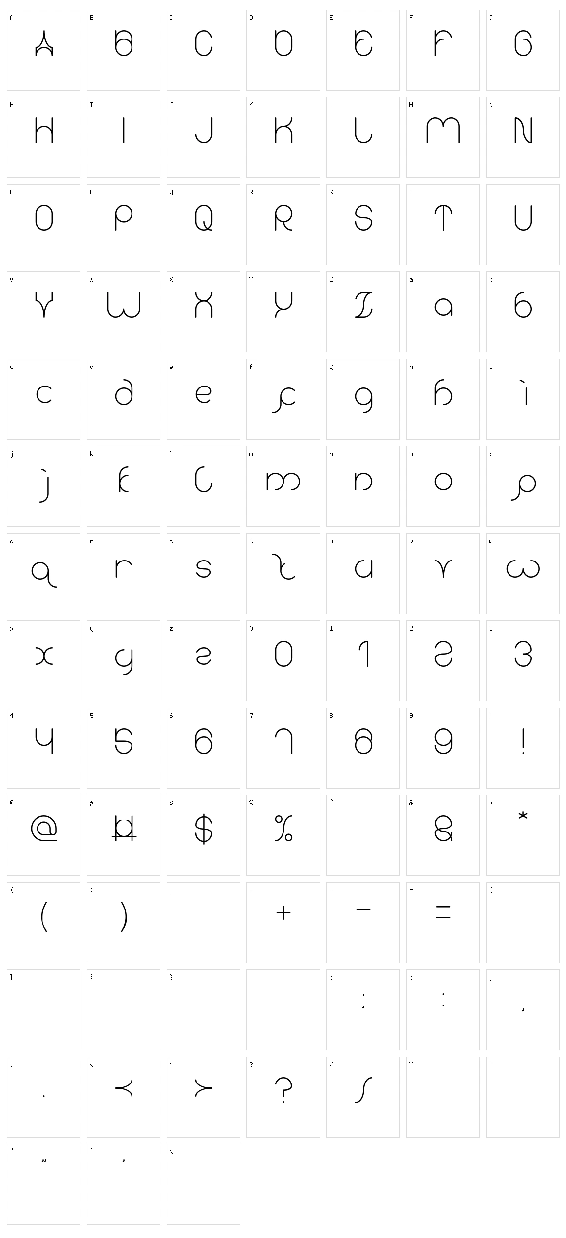 Karitza Character Set