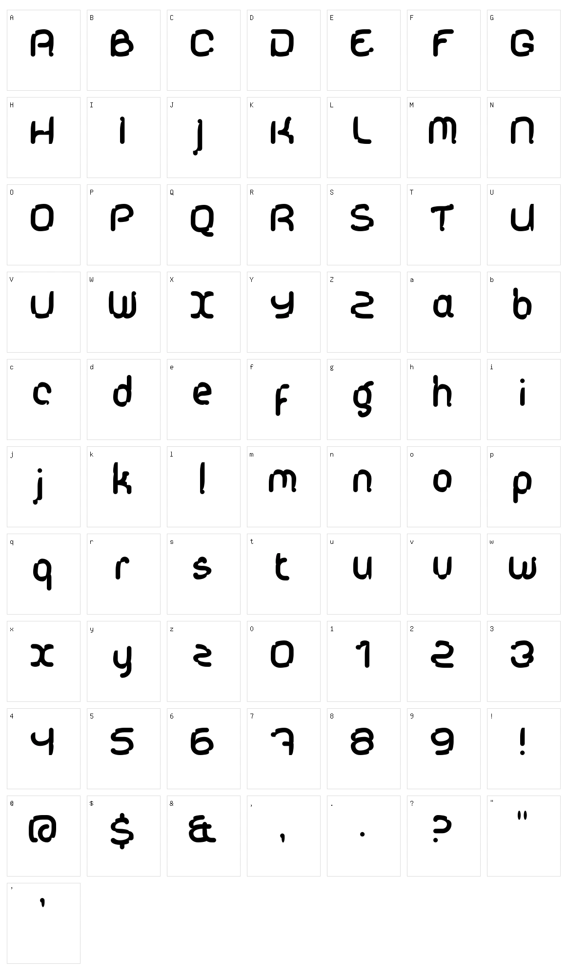 KD Algae Brush Character Set