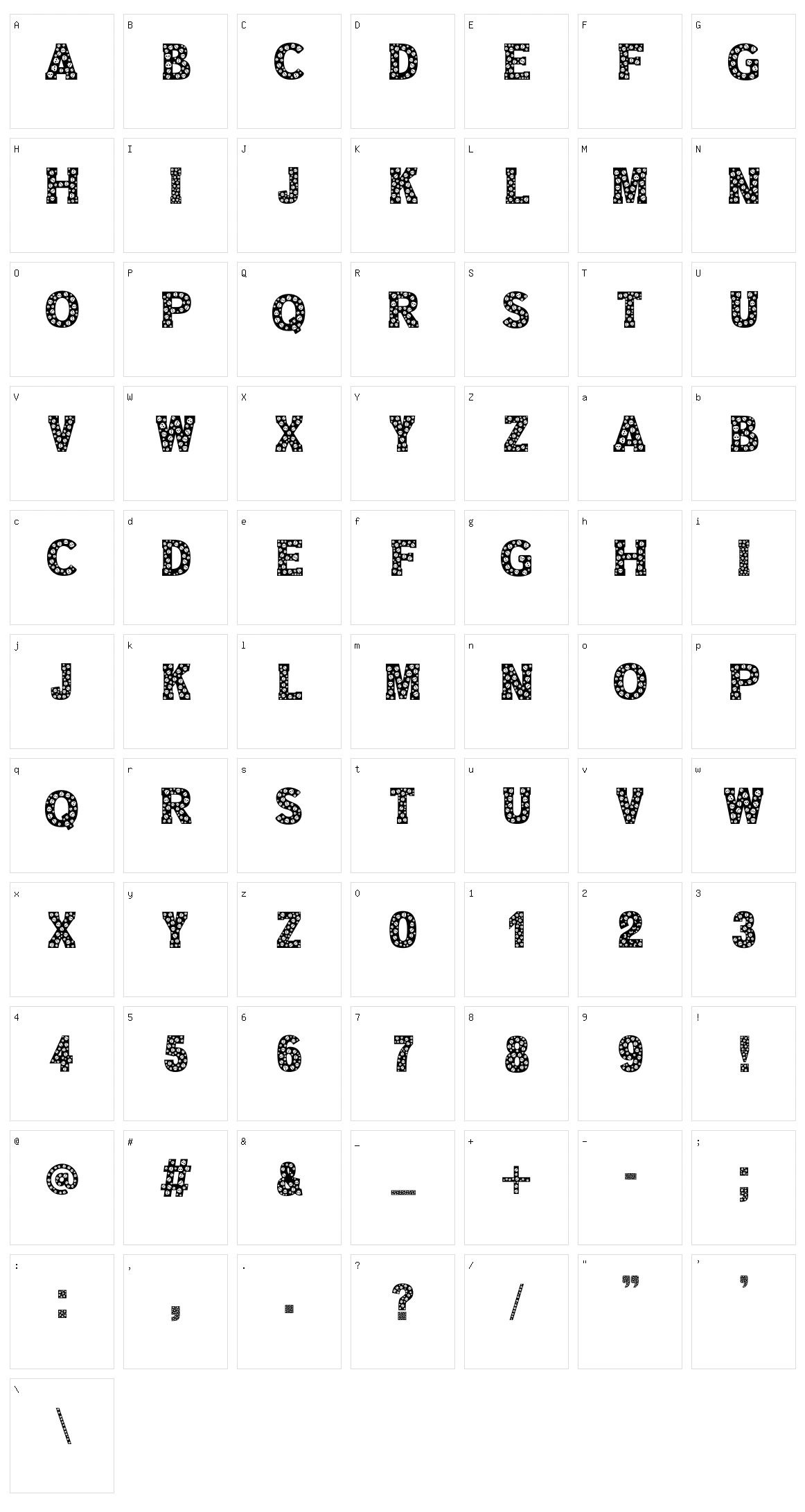 Skeletor Character Set