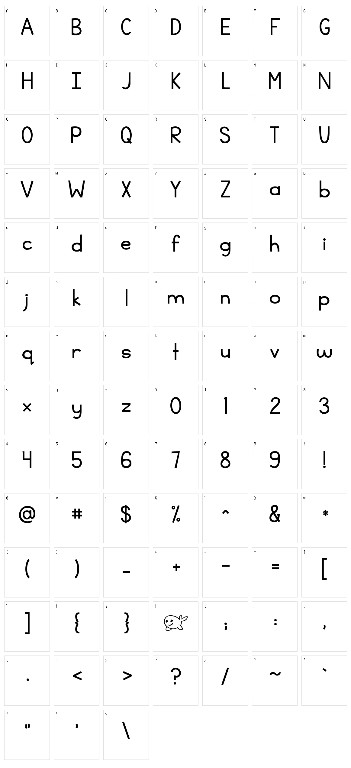 KG Thinking Out Loud Character Set