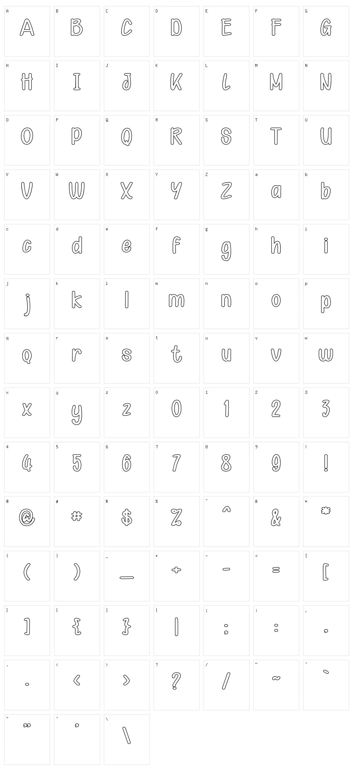 Kids Knowledge 2 Character Set