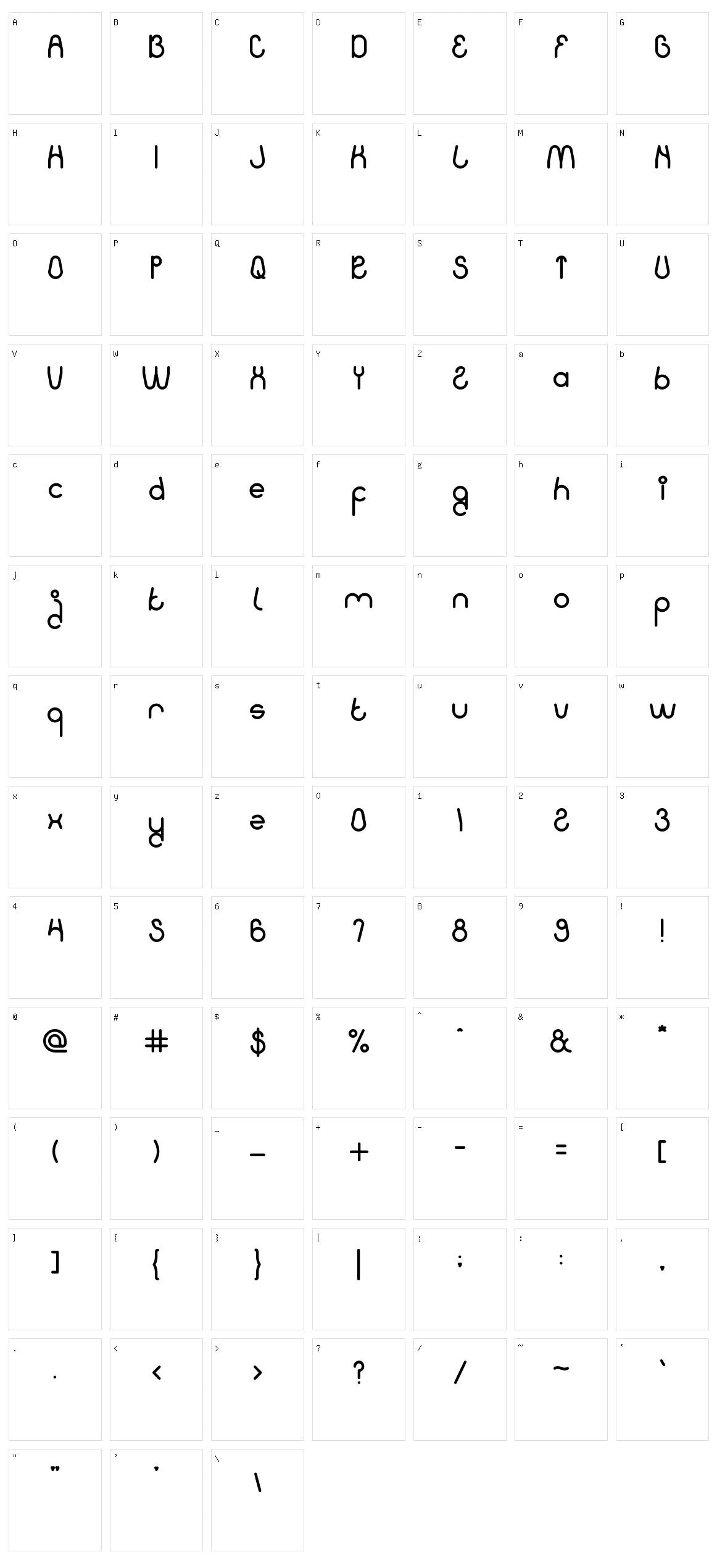 Kissing The Rain Character Set