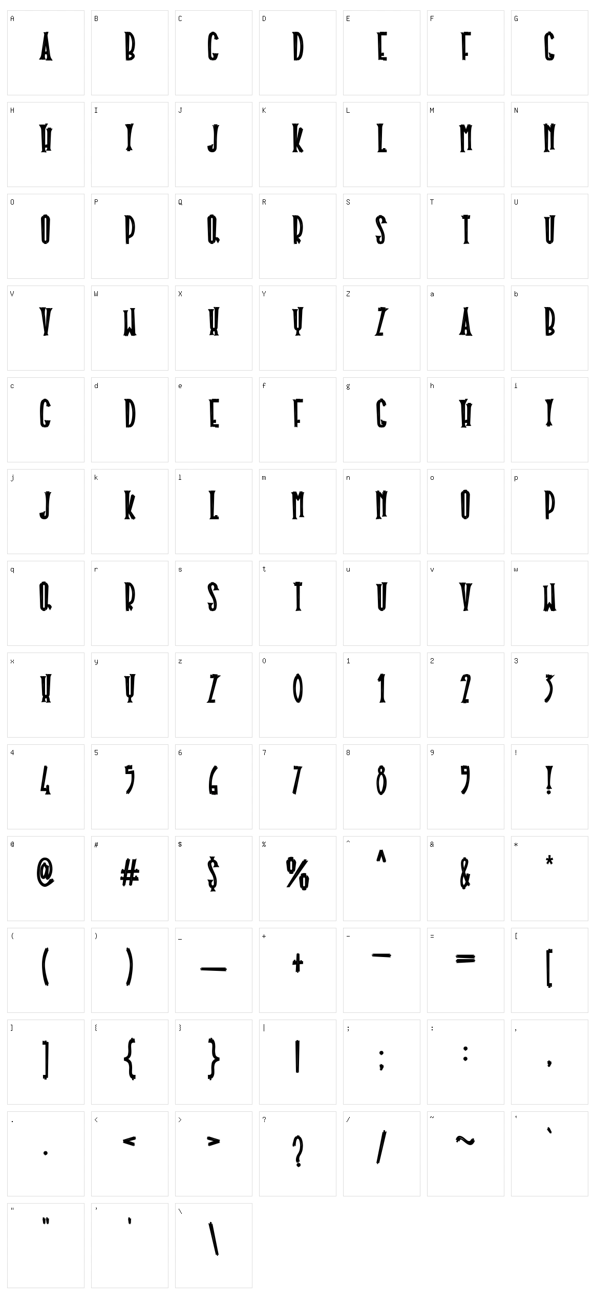 Halloween Plaque Character Set