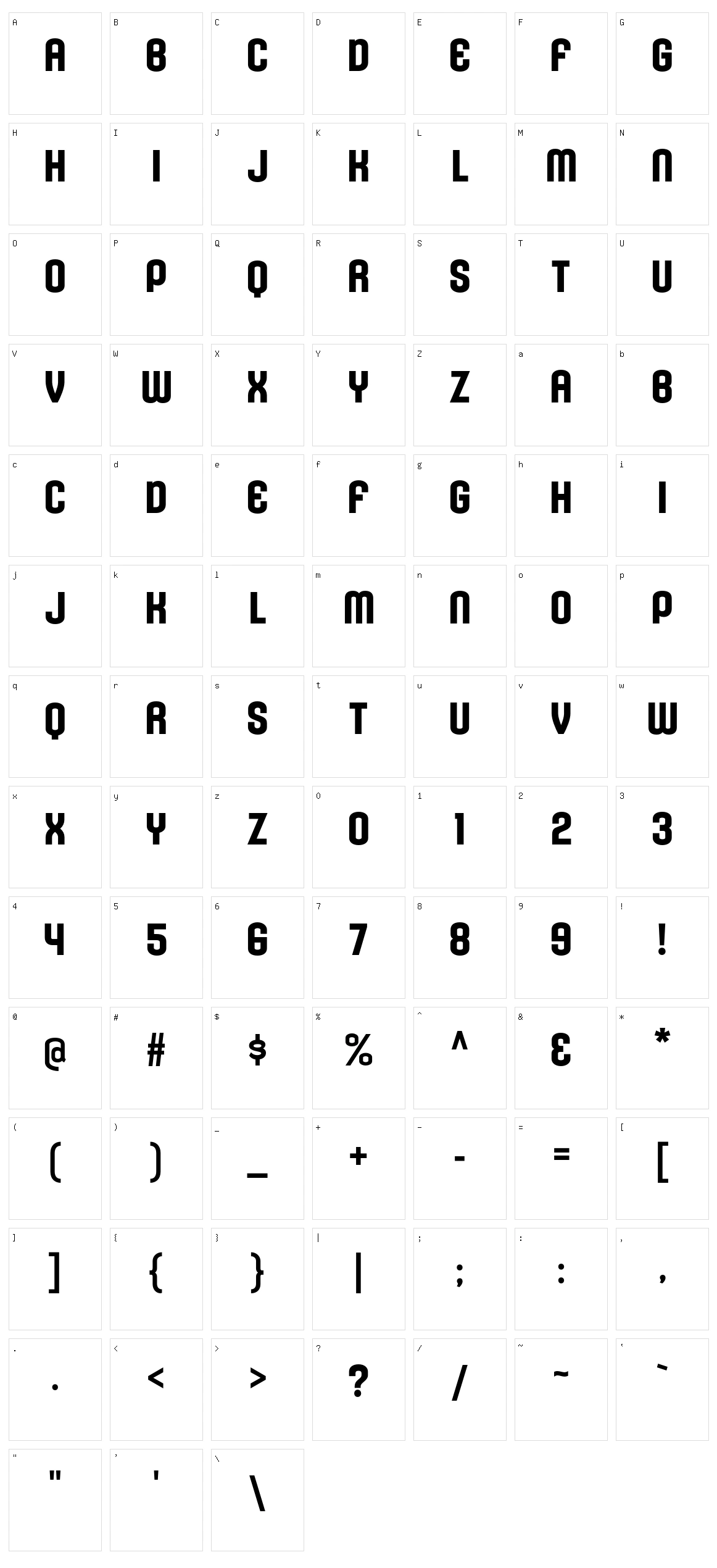 Kleptocracy Titling Character Set