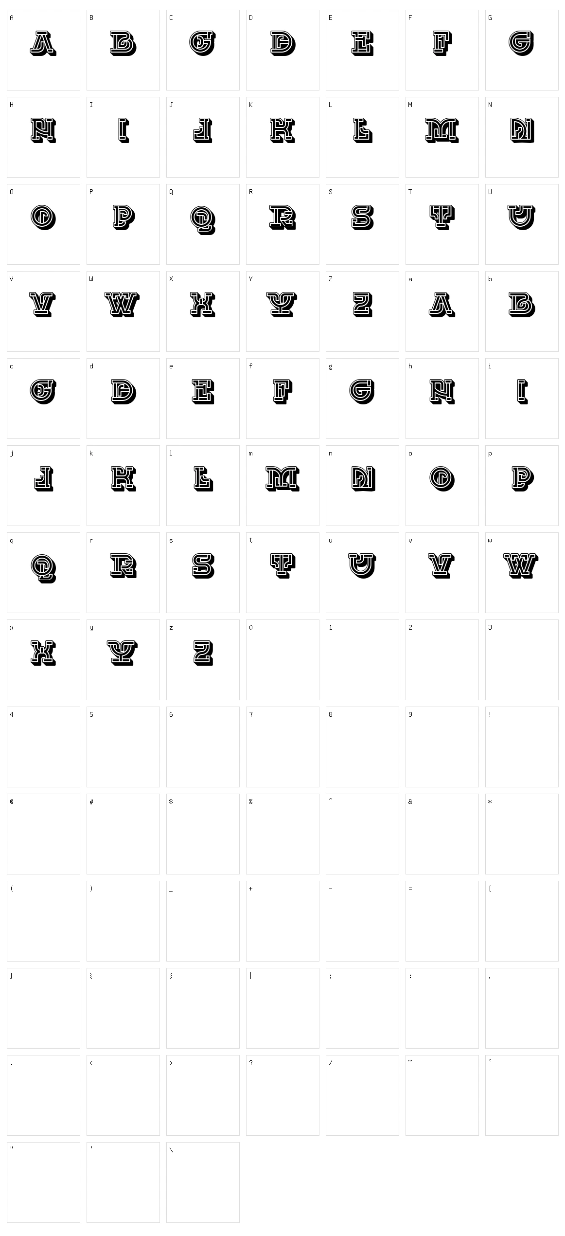 Krakow Character Set