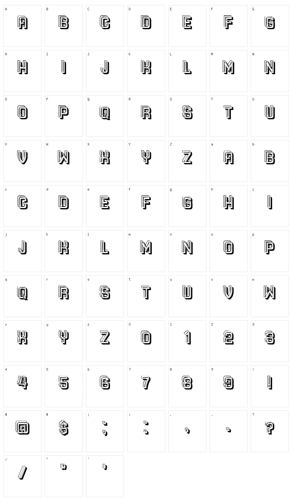 Kumot Character Set