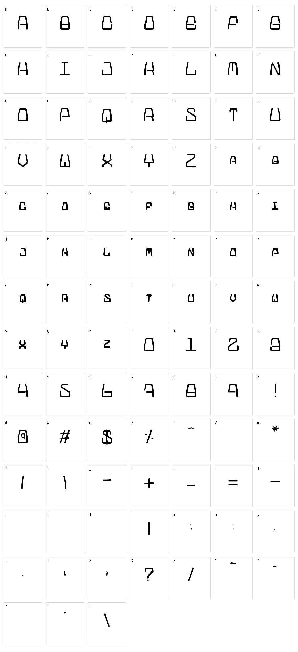 La Chim de 23:50 Character Set