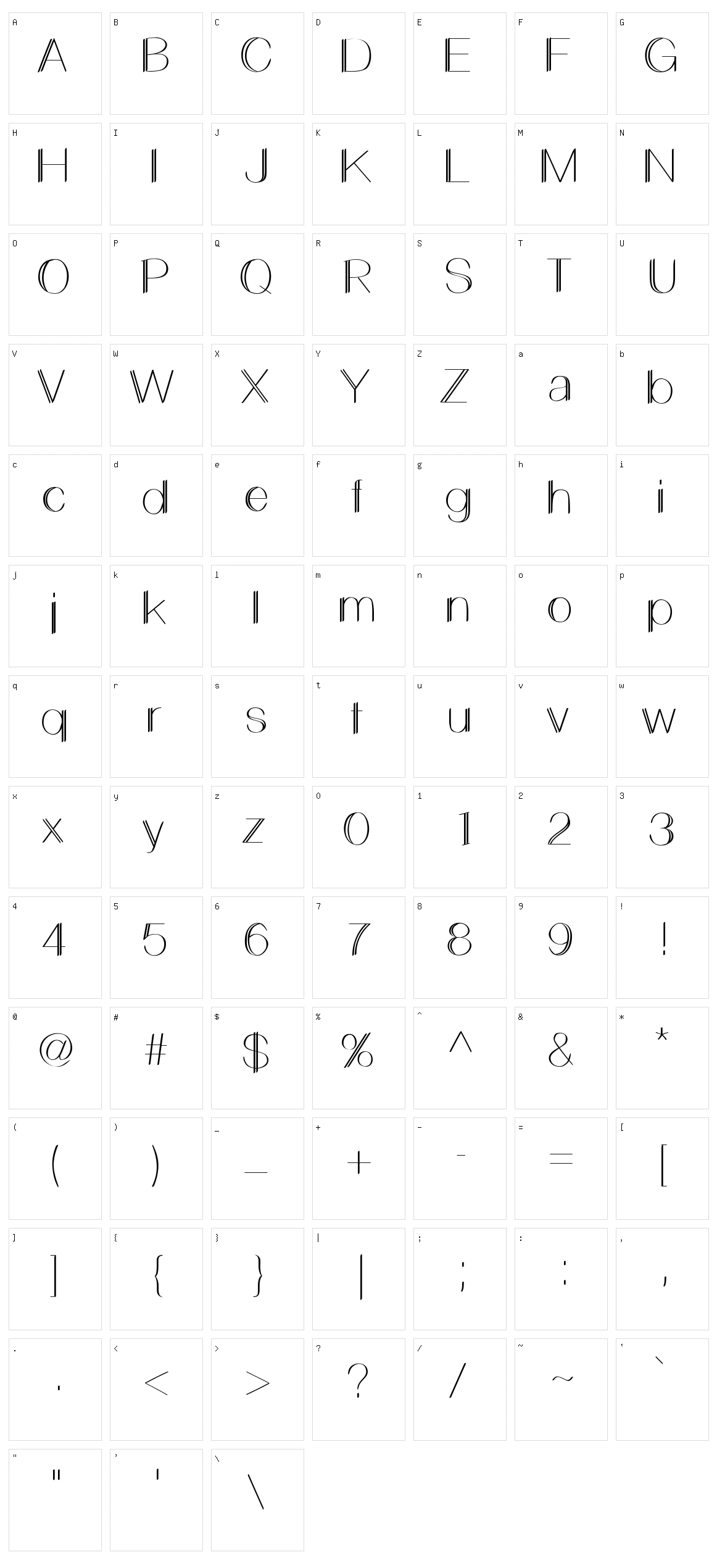 Lemon Cookie Sans Character Set