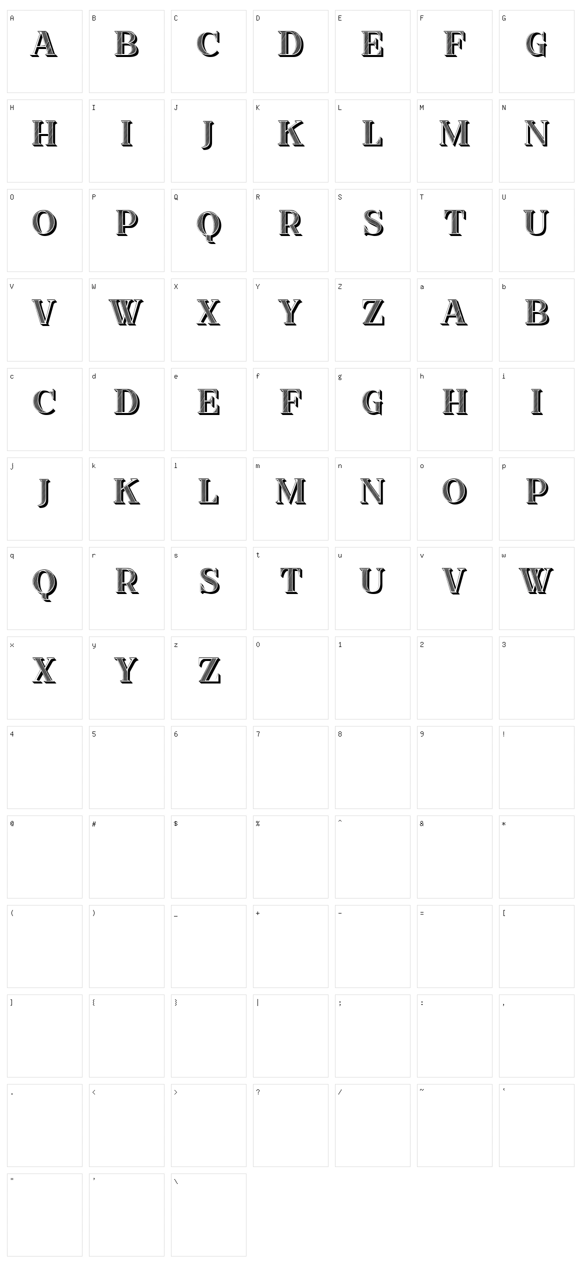 Liverpool Character Set