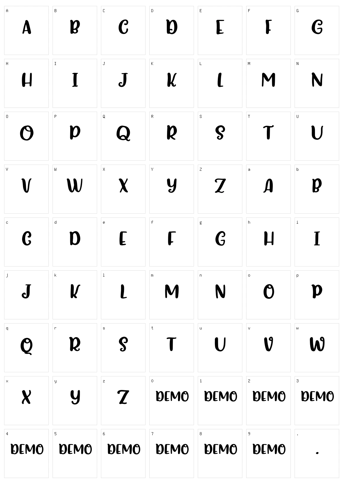 Love At First Sight Character Set