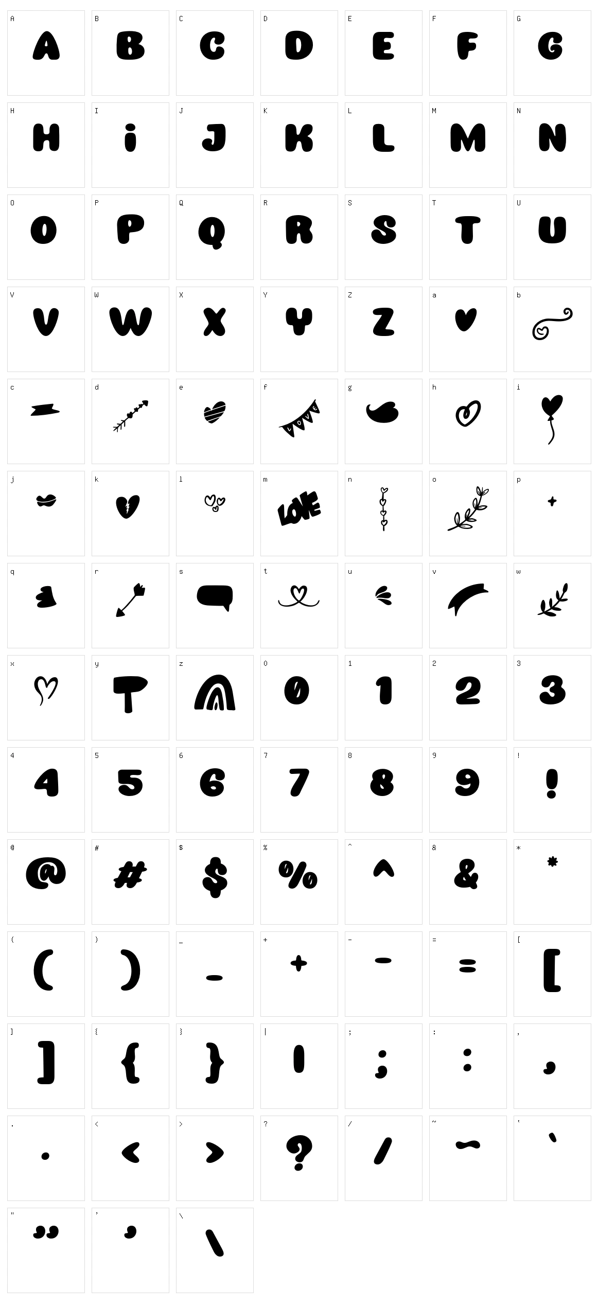 Love Vibes Character Set