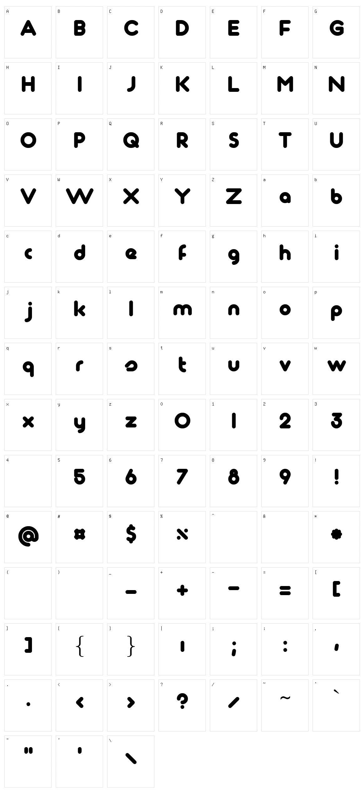 Maagkramp Character Set