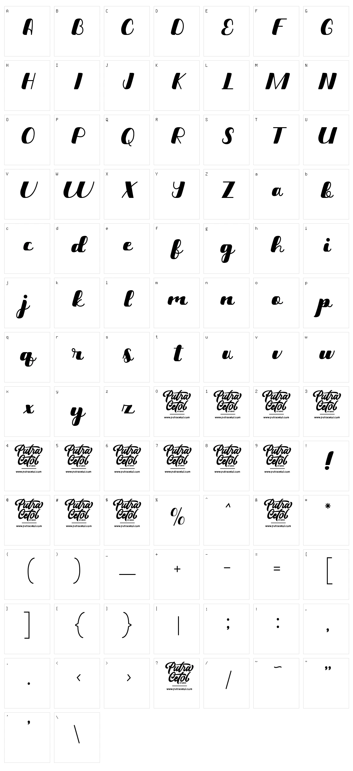 Magic Letter Character Set