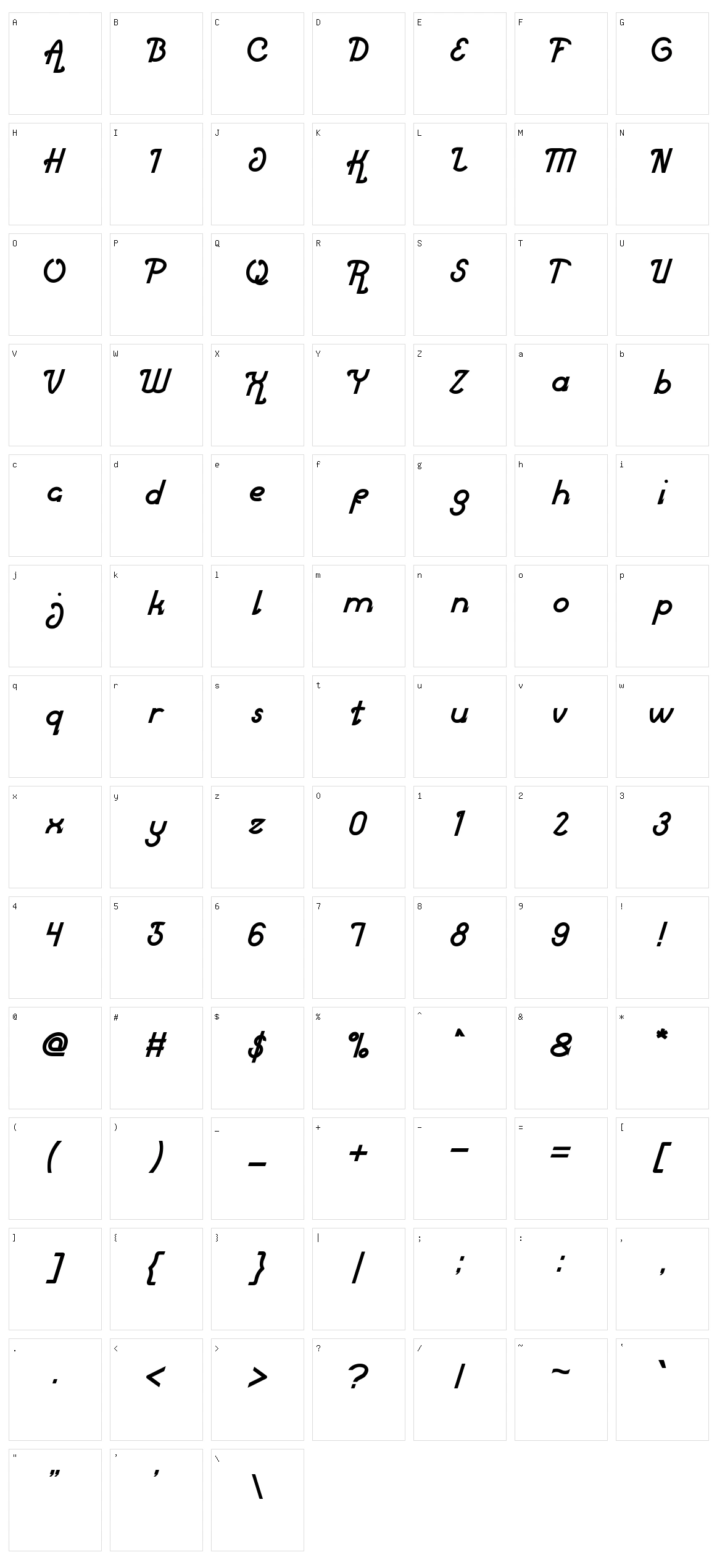 Market Leader Character Set