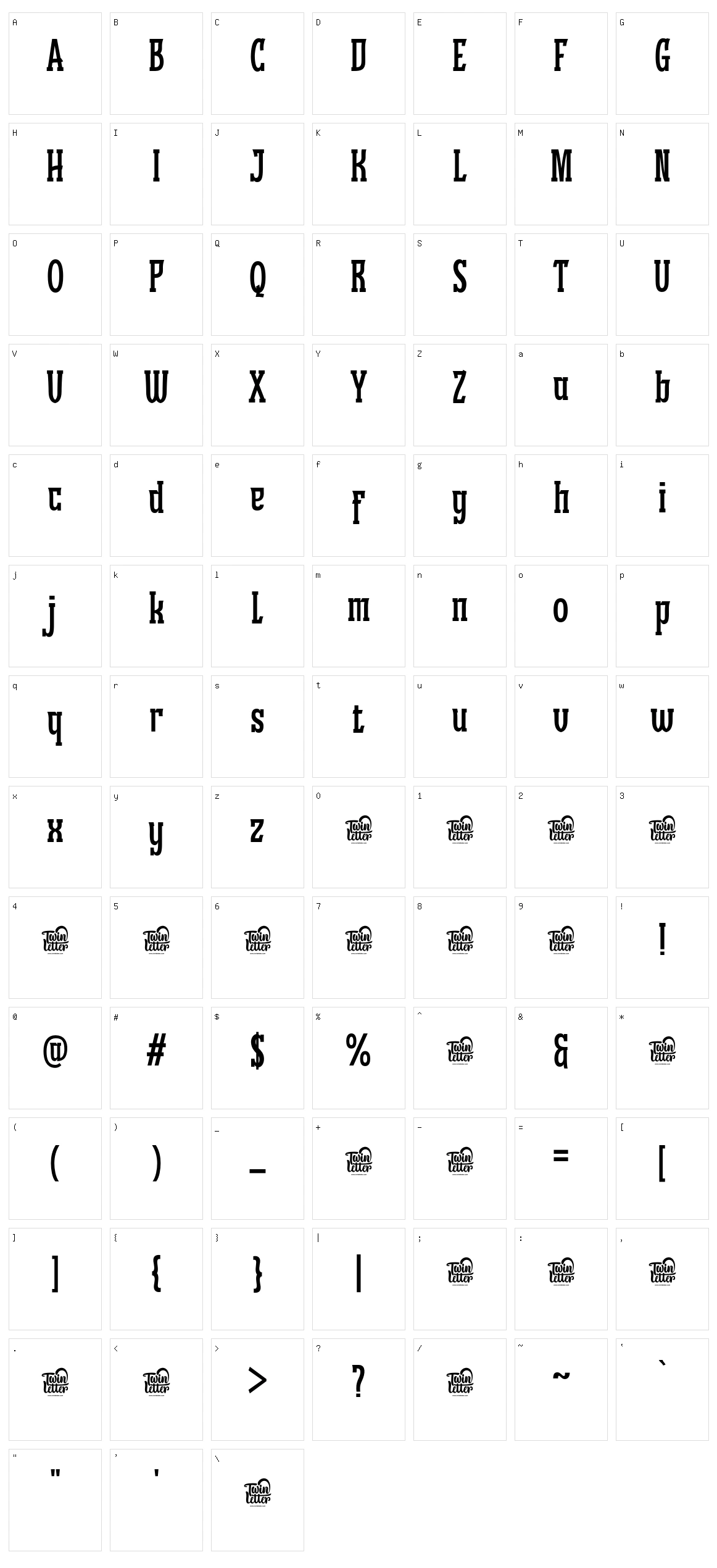 Mashok Character Set