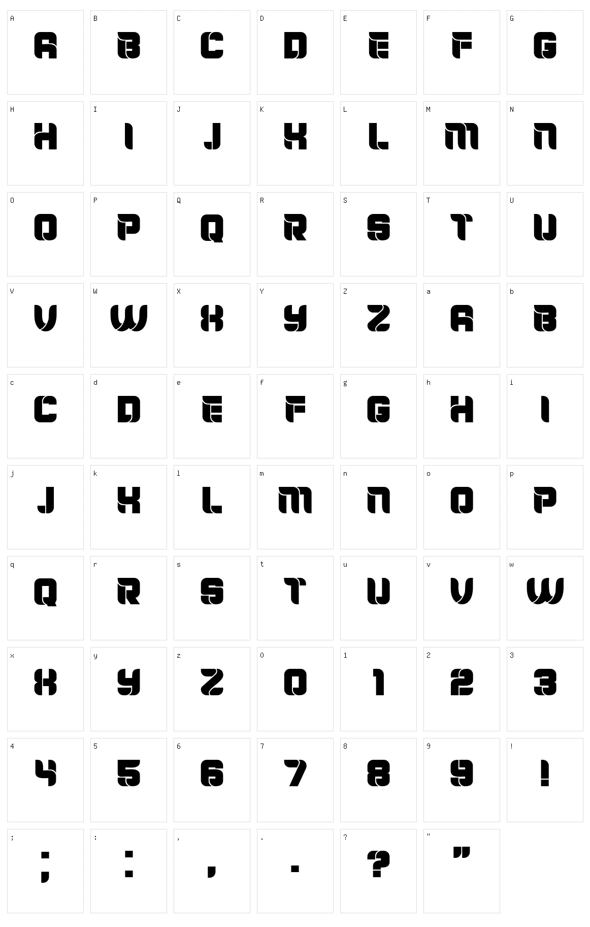 Mayor Character Set