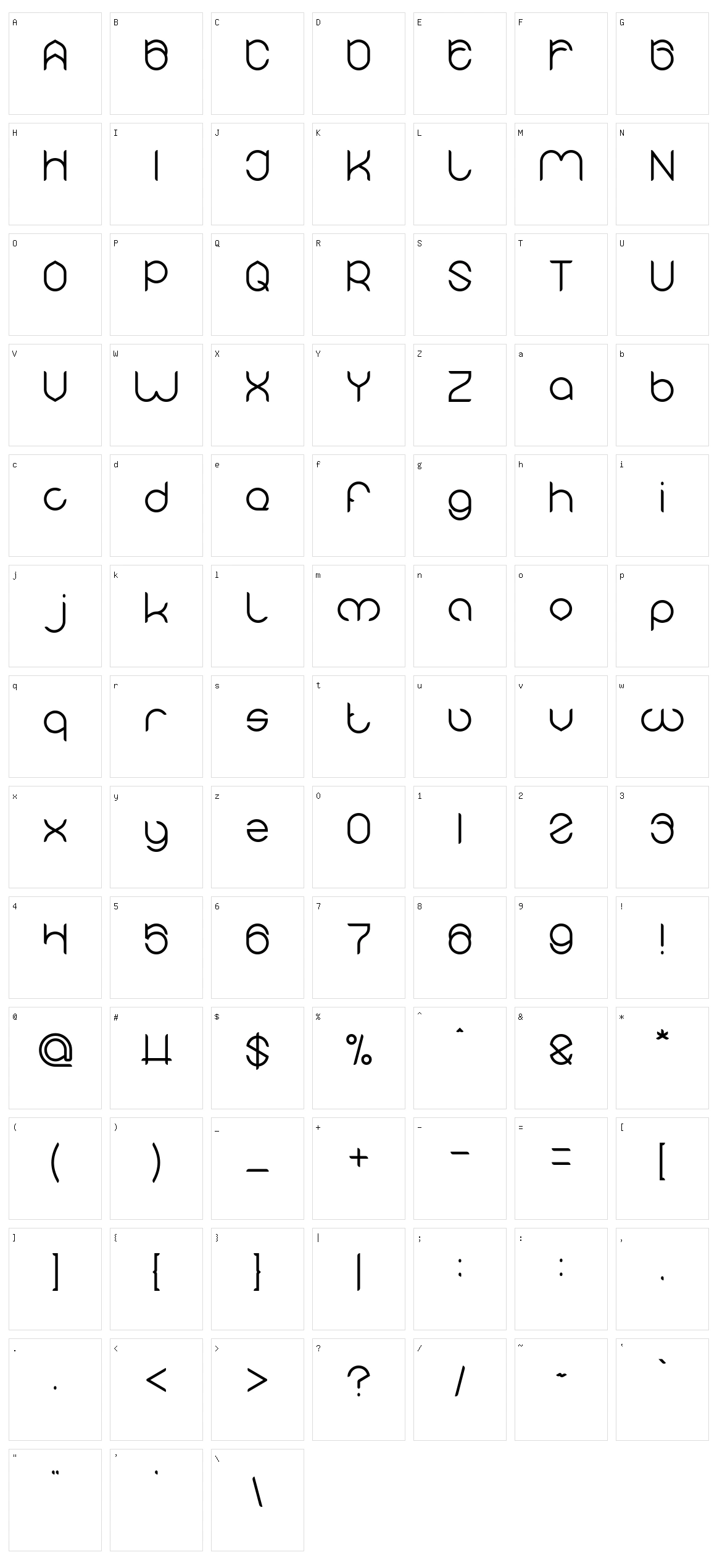 Michelle Character Set