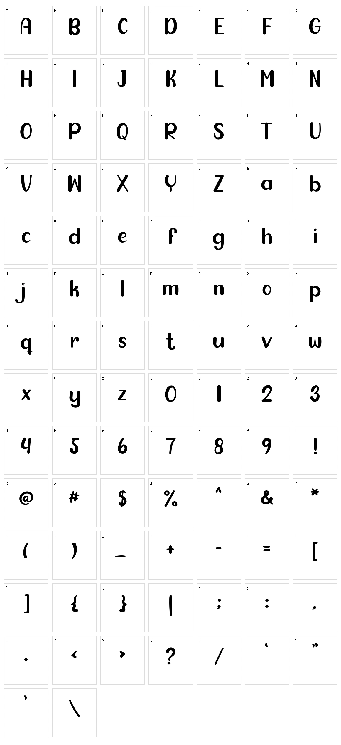 Milkshake Character Set