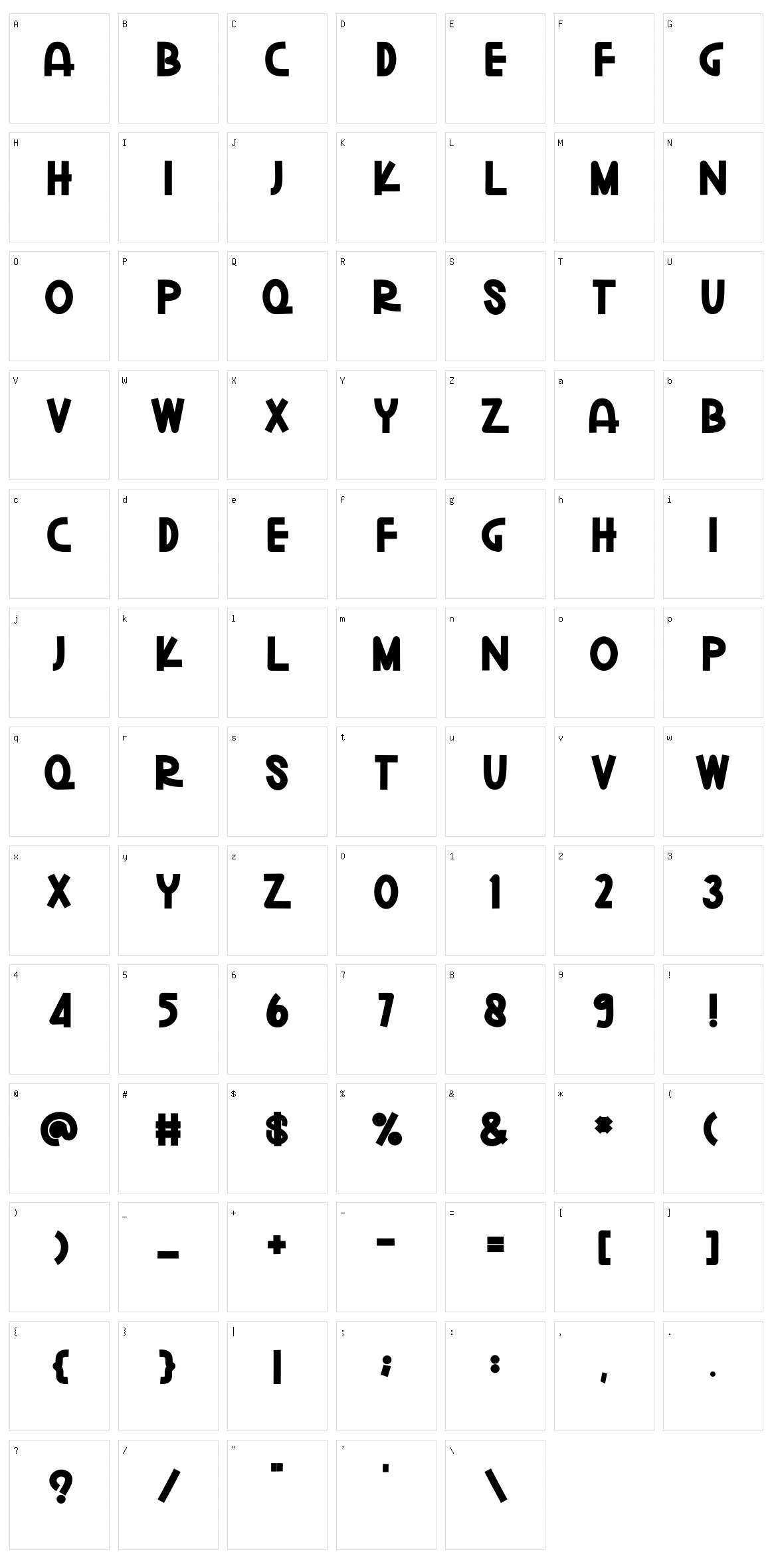 Millionaire Character Set