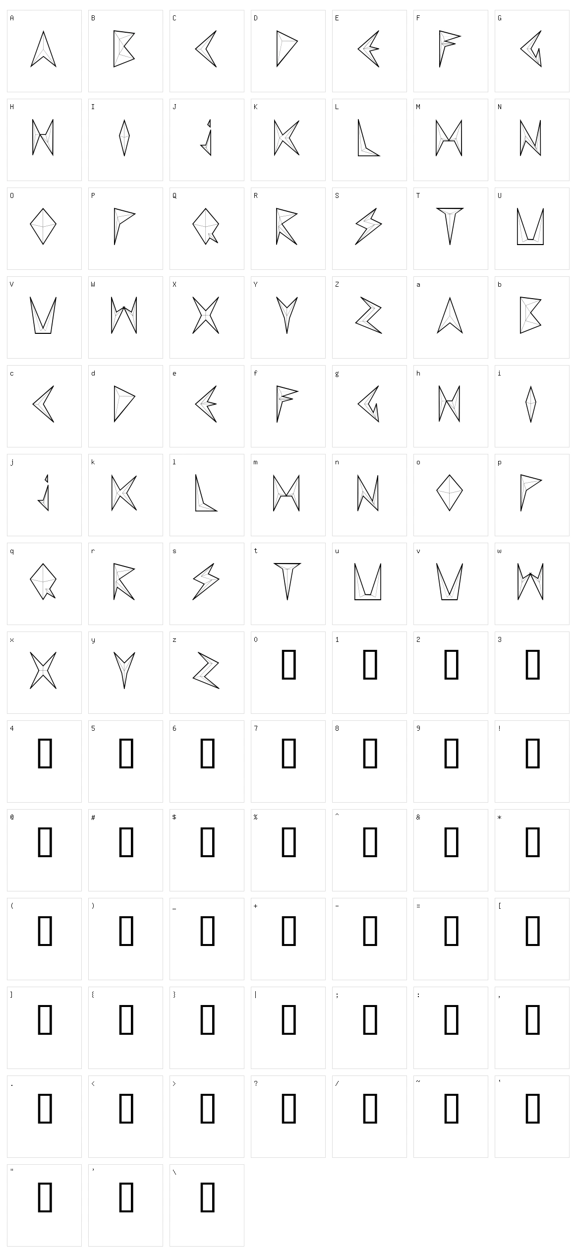 MND Pinballer Character Set