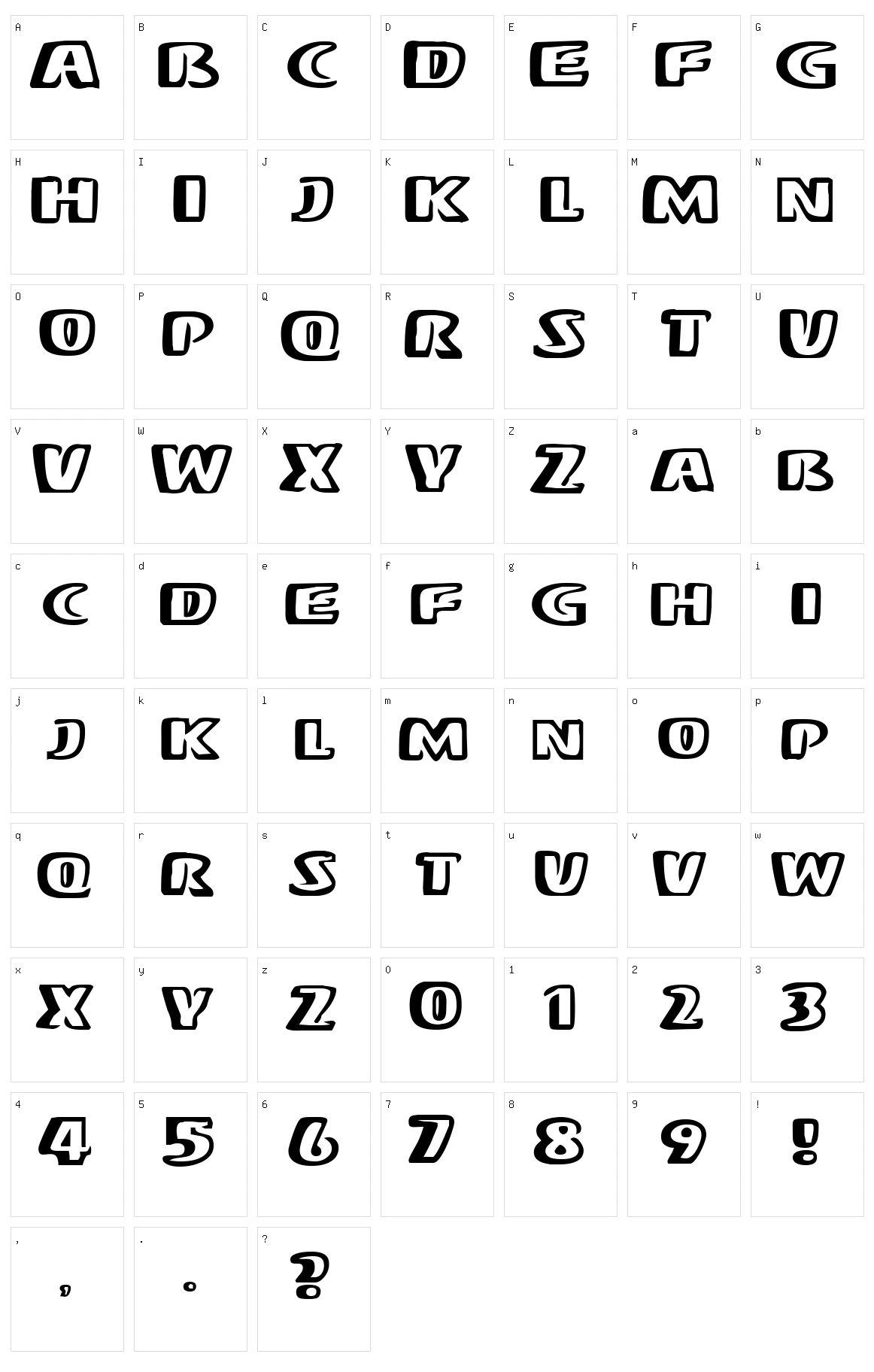 Mono Character Set