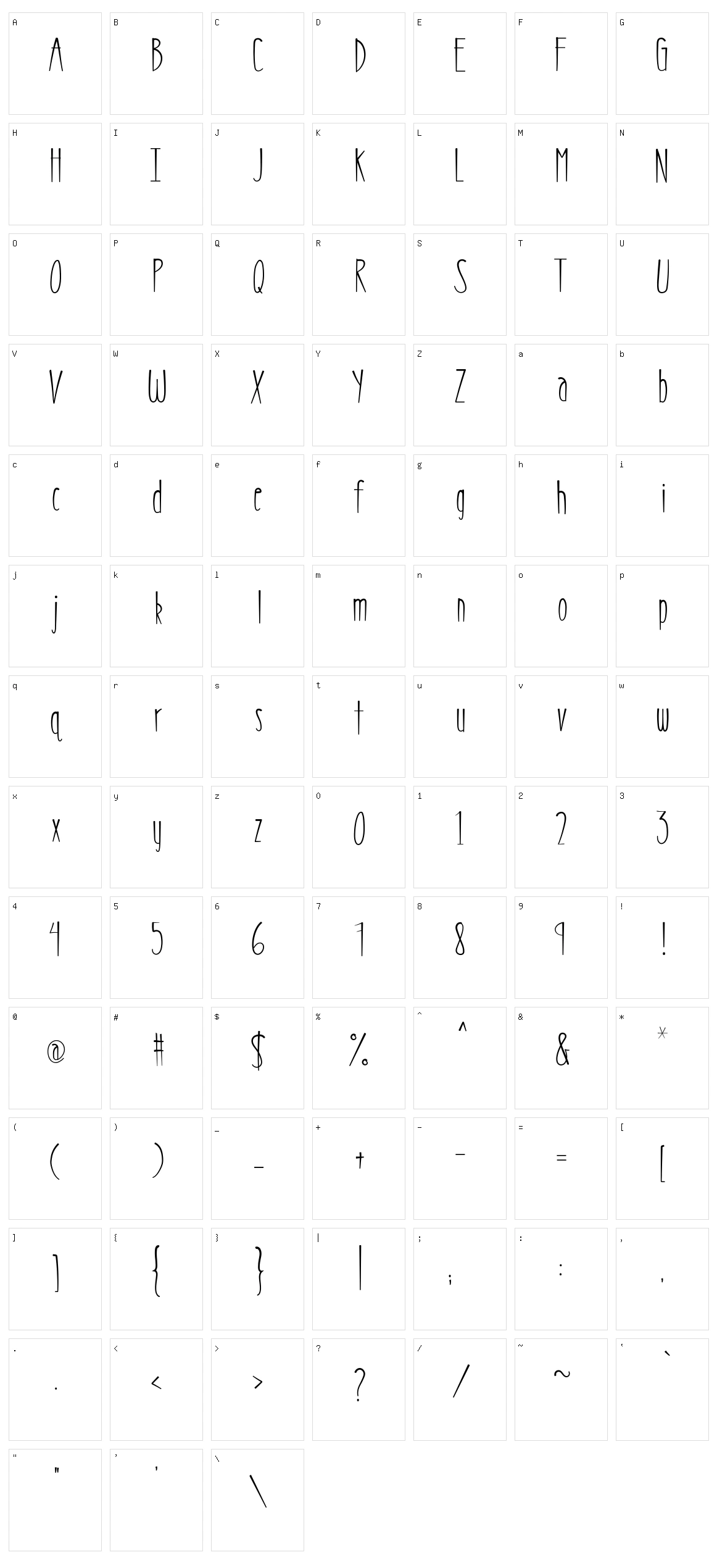 MRF Pixeldust Character Set